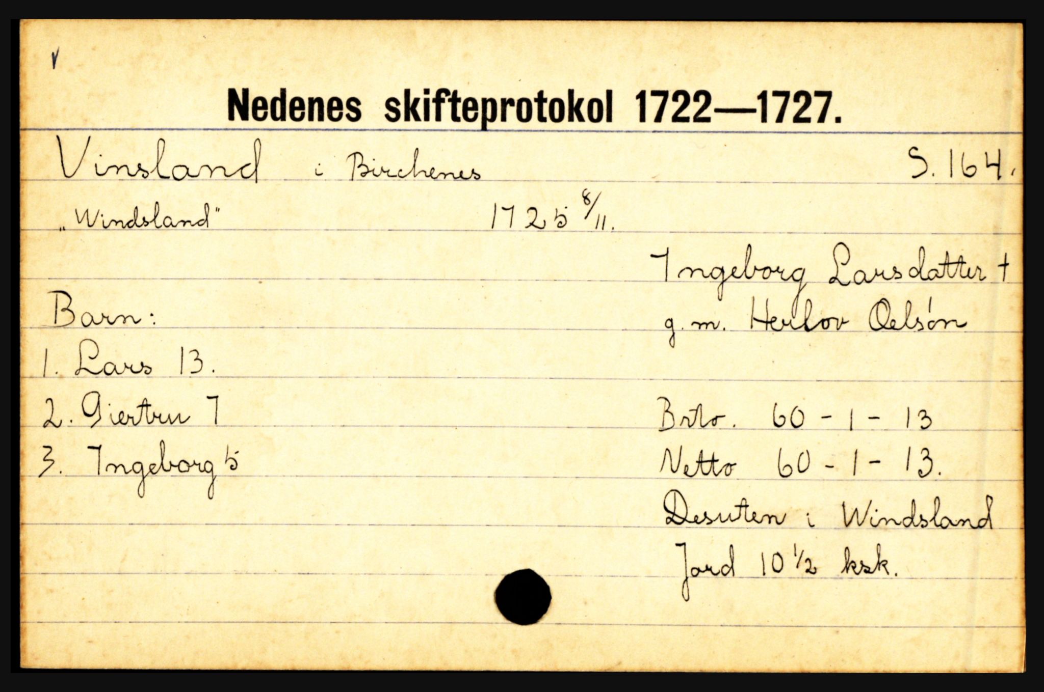 Nedenes sorenskriveri før 1824, AV/SAK-1221-0007/H, p. 33173