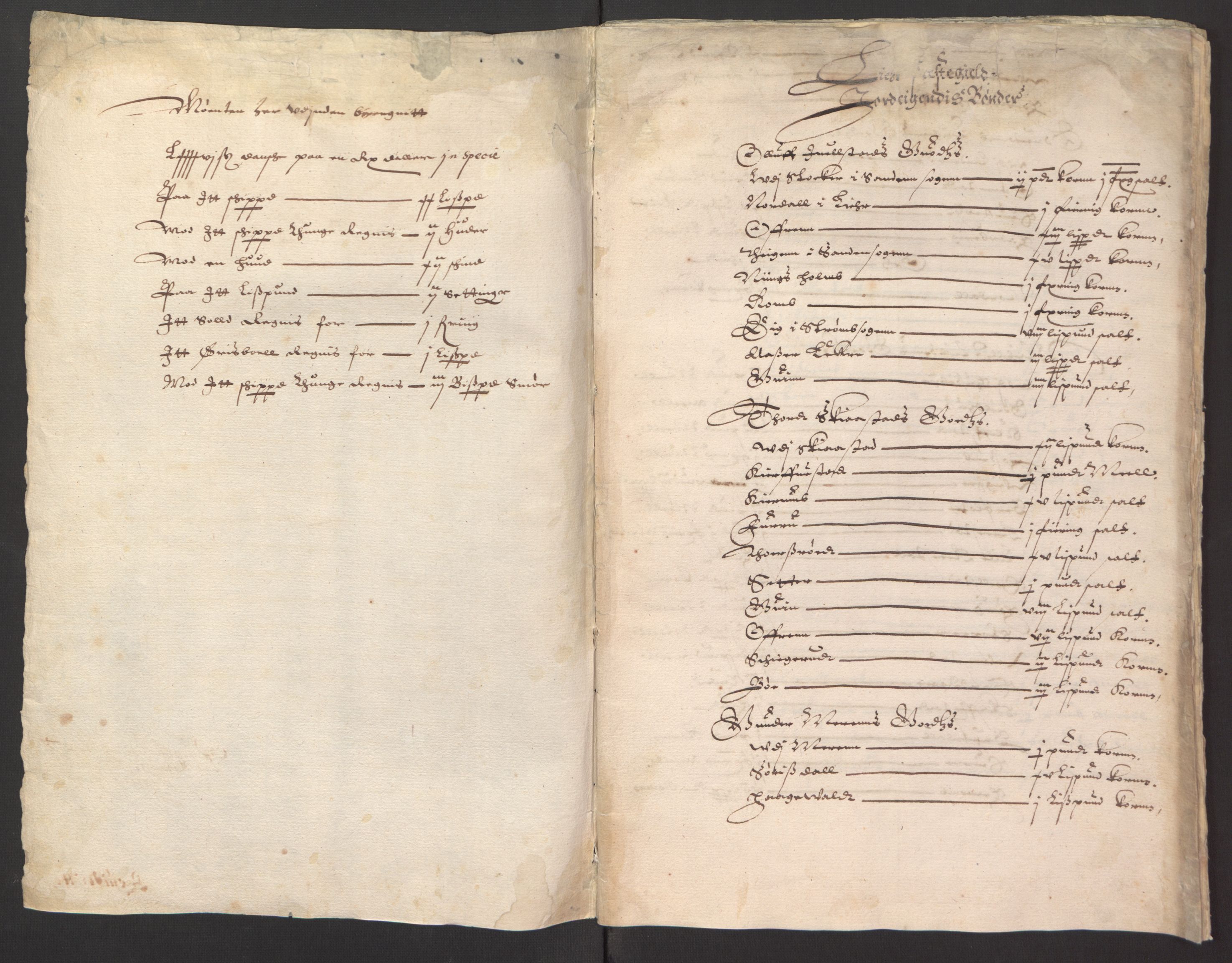 Stattholderembetet 1572-1771, RA/EA-2870/Ek/L0008/0002: Jordebøker til utlikning av rosstjeneste 1624-1626: / Odelsjordebøker for Akershus len, 1624-1626, p. 303