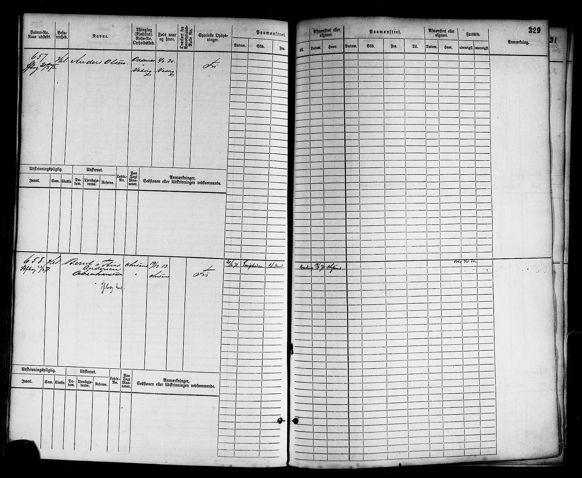 Kristiansand mønstringskrets, AV/SAK-2031-0015/F/Fb/L0003: Hovedrulle nr 1-762, I-10, 1860-1911, p. 345