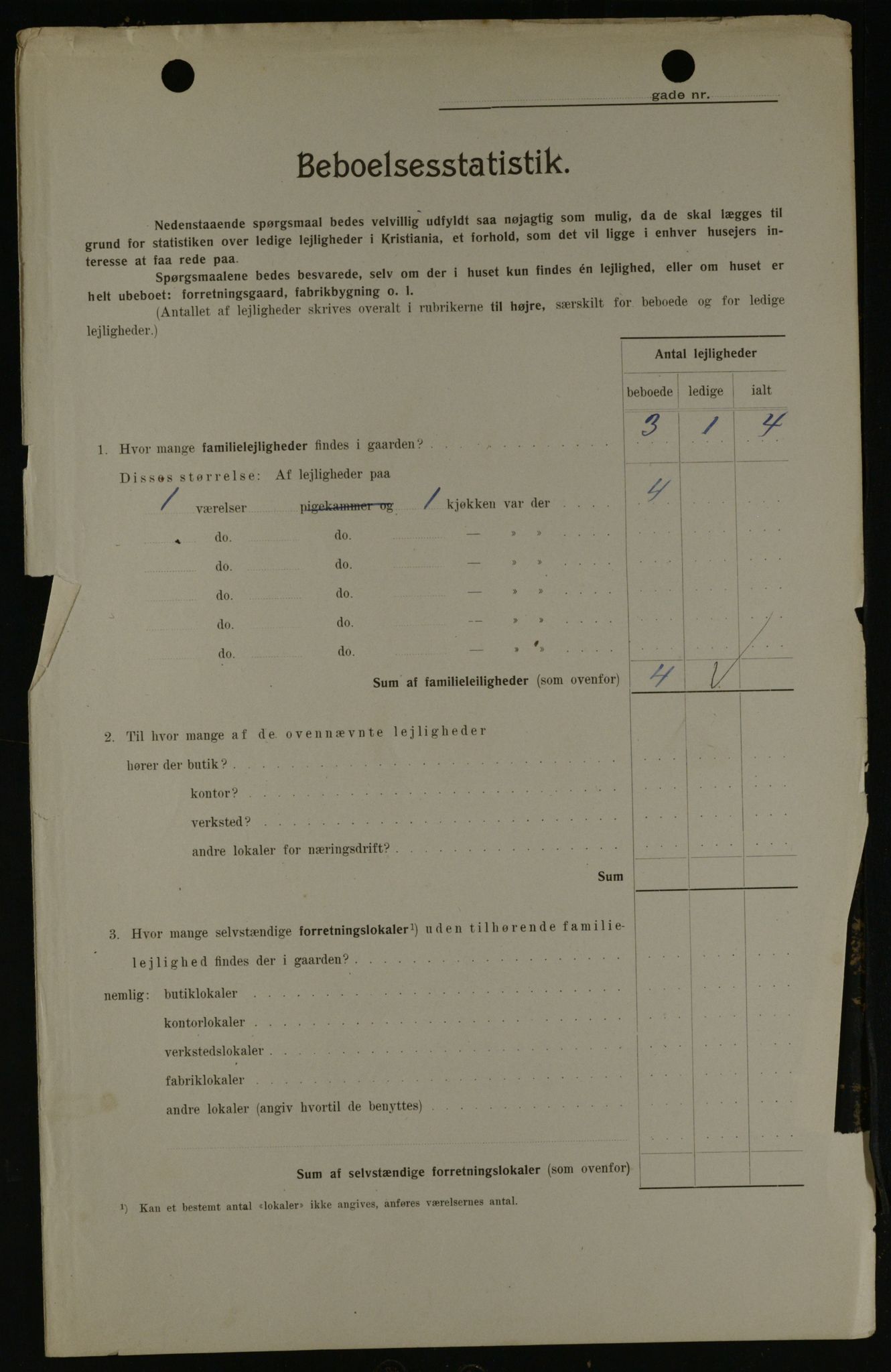 OBA, Municipal Census 1908 for Kristiania, 1908, p. 103935