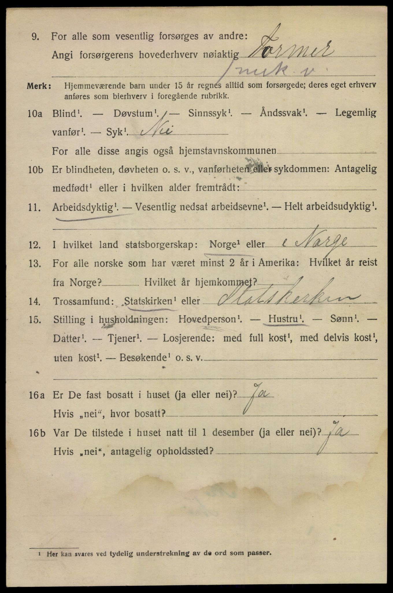 SAKO, 1920 census for Larvik, 1920, p. 30435