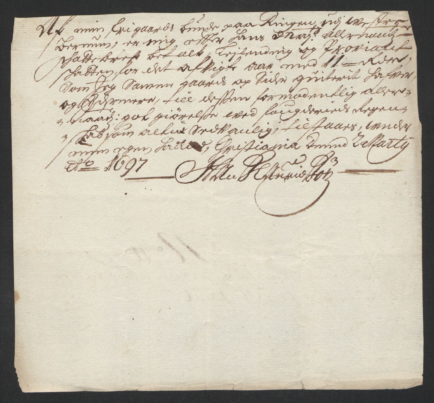 Rentekammeret inntil 1814, Reviderte regnskaper, Fogderegnskap, AV/RA-EA-4092/R10/L0440: Fogderegnskap Aker og Follo, 1696-1697, p. 202