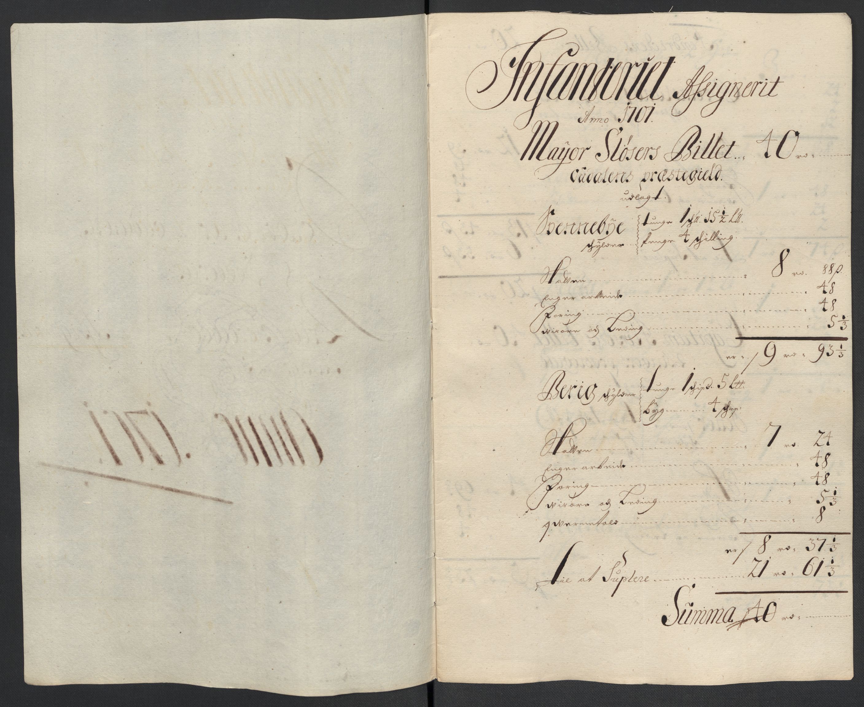 Rentekammeret inntil 1814, Reviderte regnskaper, Fogderegnskap, RA/EA-4092/R13/L0839: Fogderegnskap Solør, Odal og Østerdal, 1701, p. 207