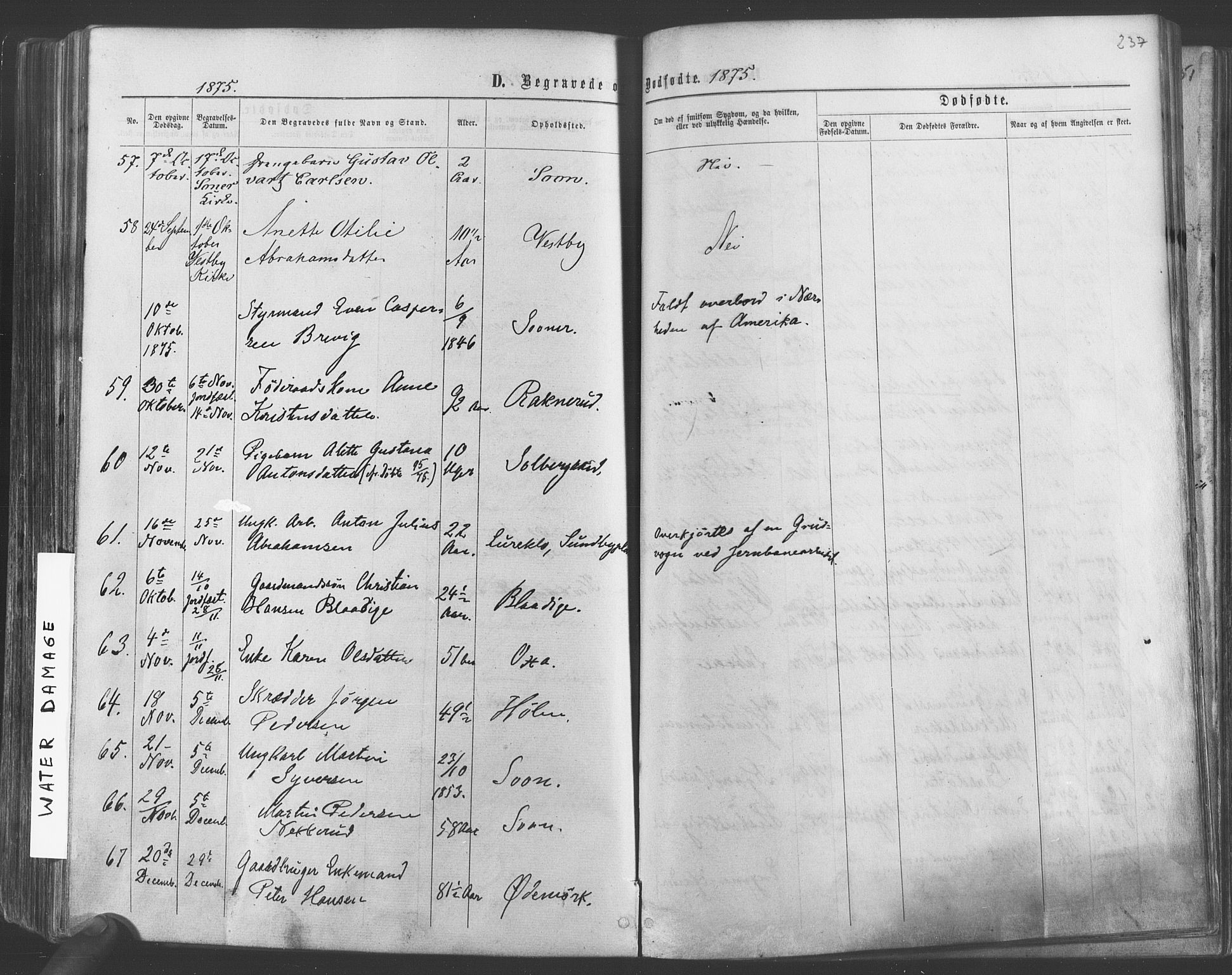 Vestby prestekontor Kirkebøker, AV/SAO-A-10893/F/Fa/L0008: Parish register (official) no. I 8, 1863-1877, p. 237