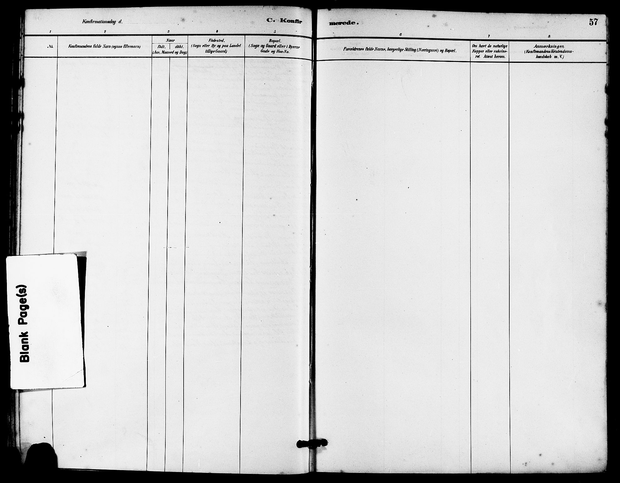 Håland sokneprestkontor, AV/SAST-A-101802/001/30BA/L0010: Parish register (official) no. A 9, 1883-1888, p. 57