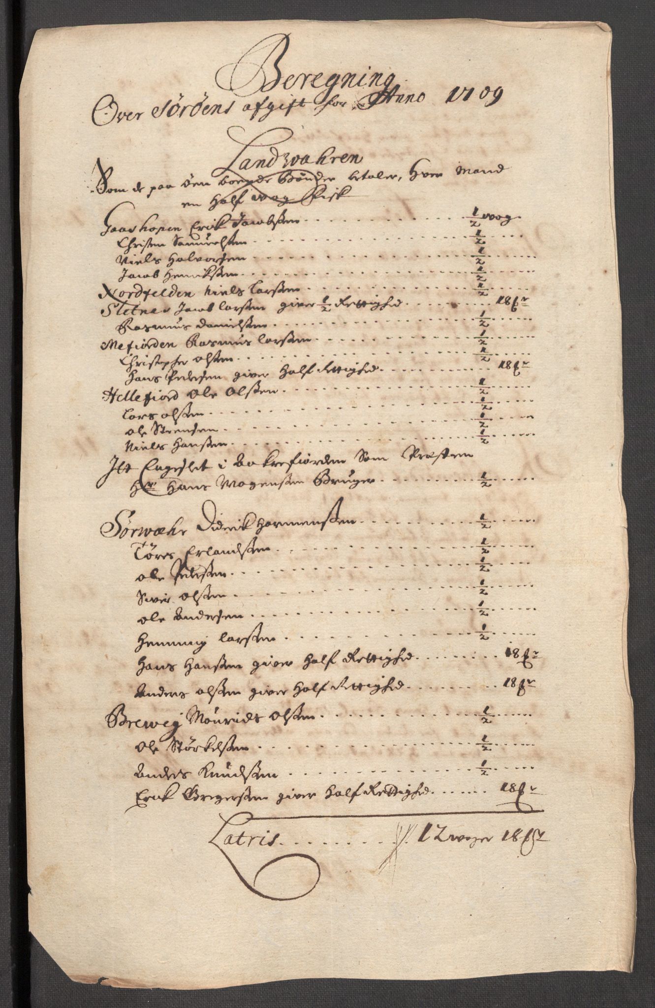 Rentekammeret inntil 1814, Reviderte regnskaper, Fogderegnskap, RA/EA-4092/R69/L4855: Fogderegnskap Finnmark/Vardøhus, 1709-1712, p. 46