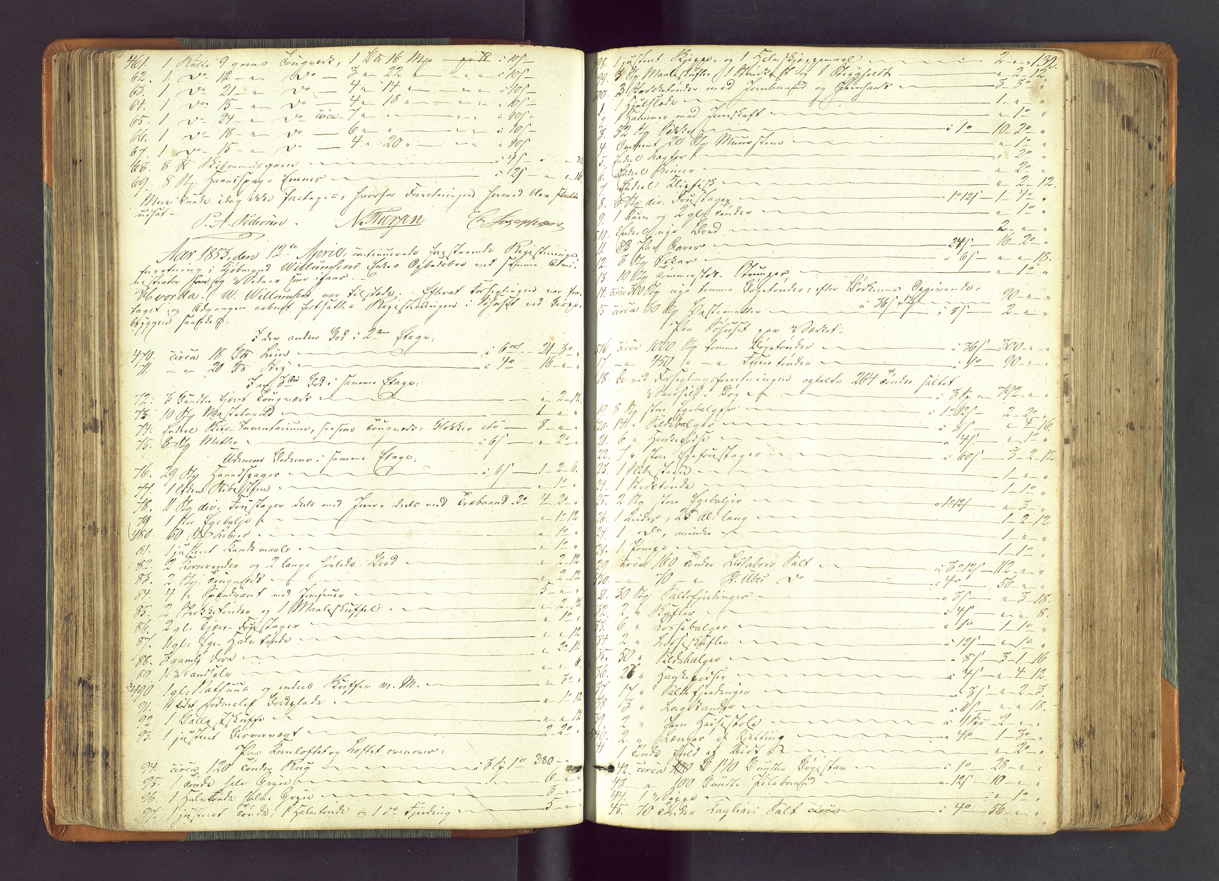 Stavanger byfogd, AV/SAST-A-101408/001/5/50/503BA/L0002: Registreringsprotokoll, 1846-1864, p. 132