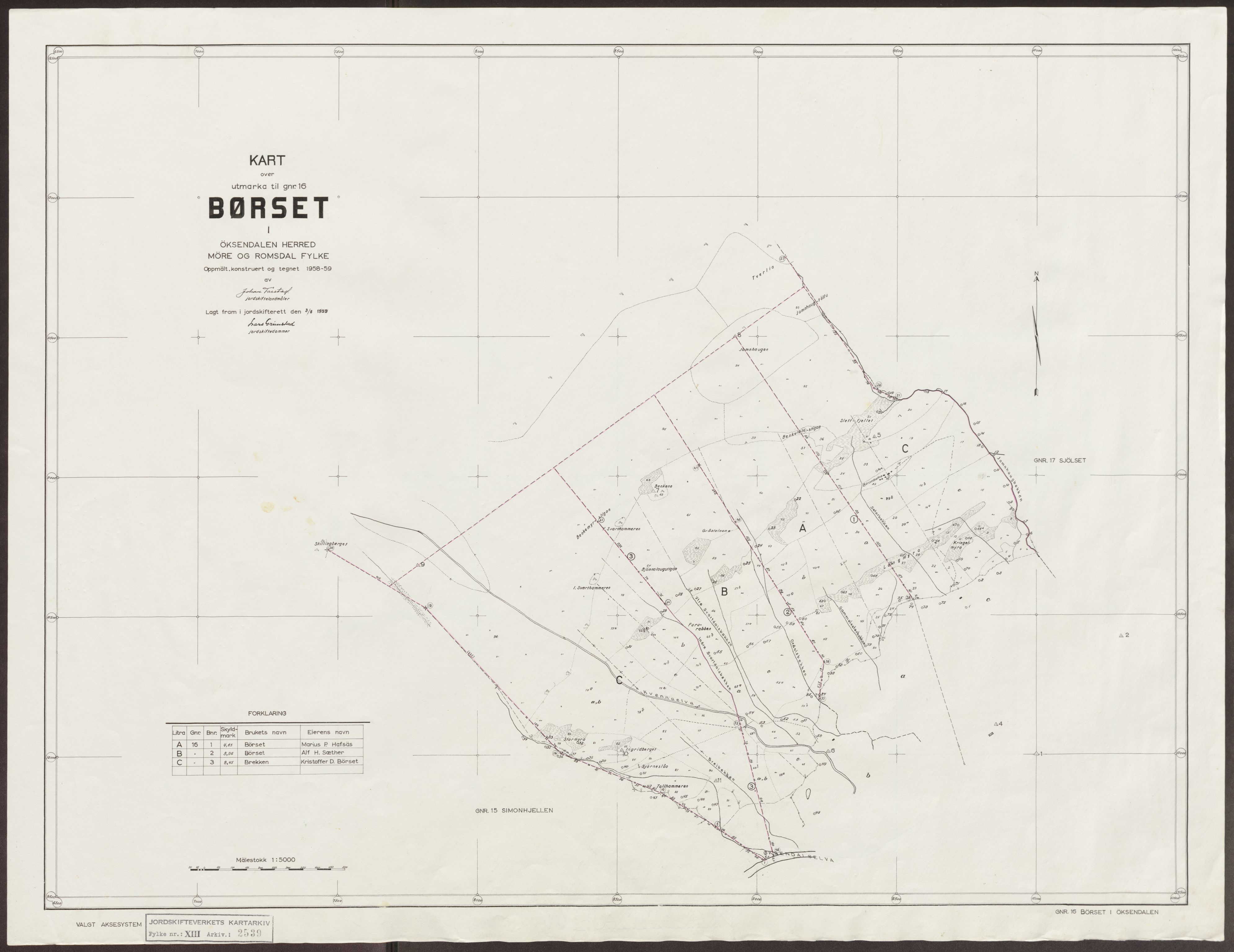 Jordskifteverkets kartarkiv, RA/S-3929/T, 1859-1988, p. 3170