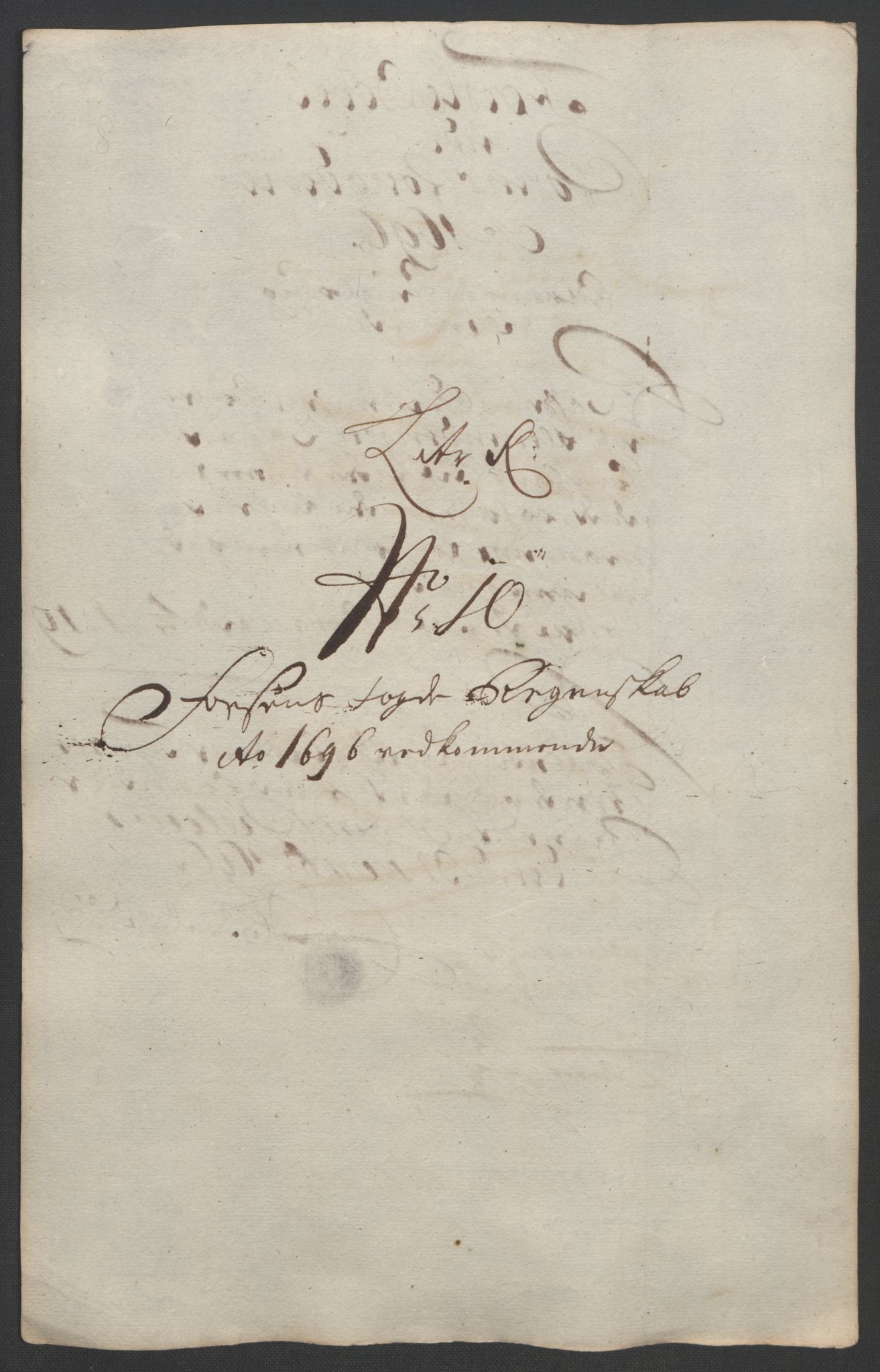 Rentekammeret inntil 1814, Reviderte regnskaper, Fogderegnskap, RA/EA-4092/R57/L3851: Fogderegnskap Fosen, 1695-1696, p. 281