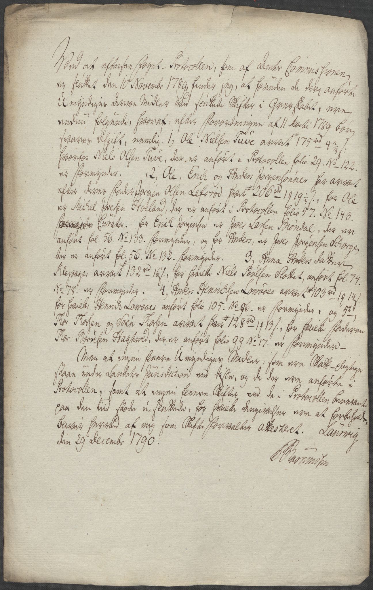 Rentekammeret inntil 1814, Reviderte regnskaper, Mindre regnskaper, AV/RA-EA-4068/Rf/Rfe/L0021: Larvik grevskap, Lista fogderi, 1789, p. 15