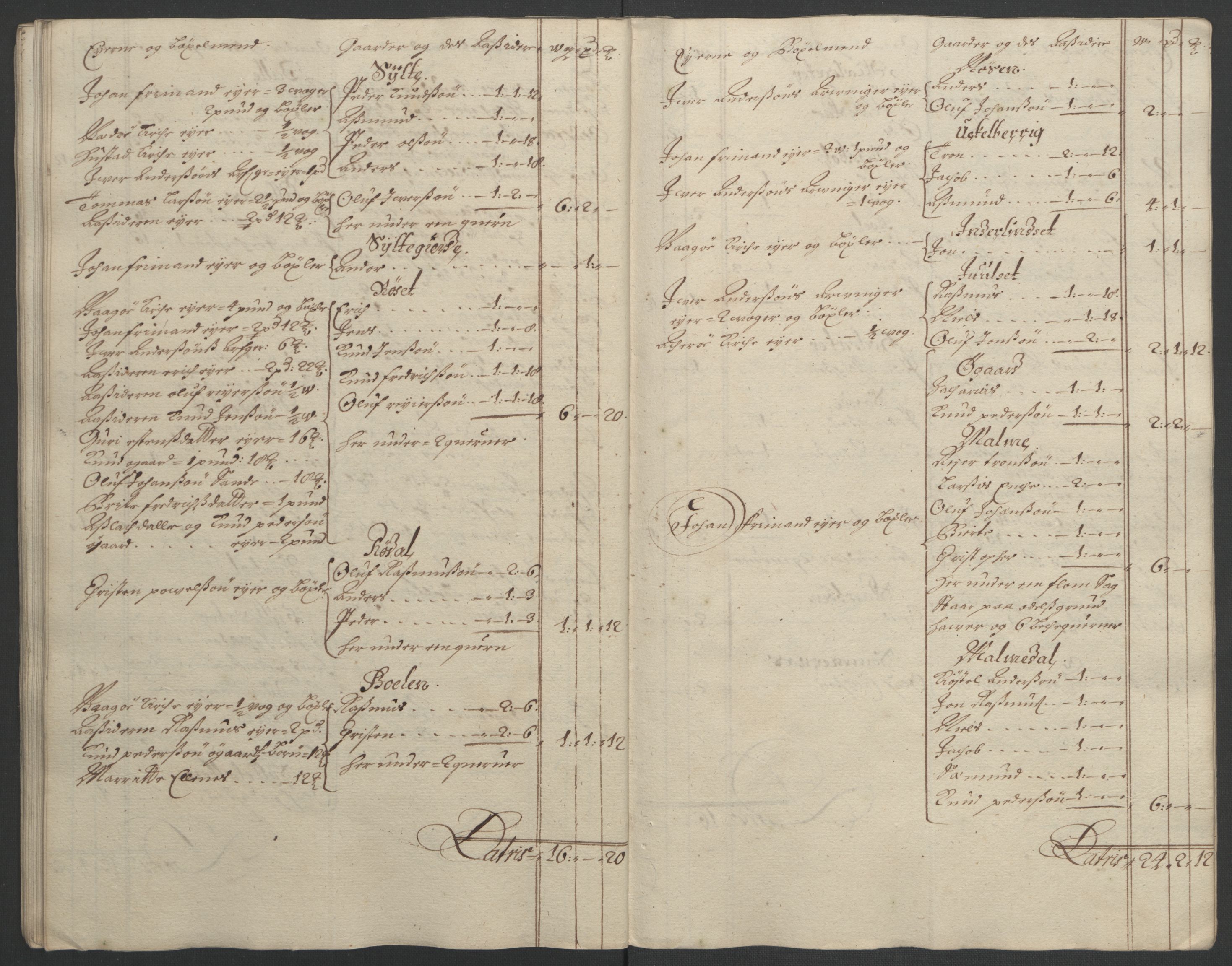 Rentekammeret inntil 1814, Reviderte regnskaper, Fogderegnskap, AV/RA-EA-4092/R55/L3649: Fogderegnskap Romsdal, 1690-1691, p. 242