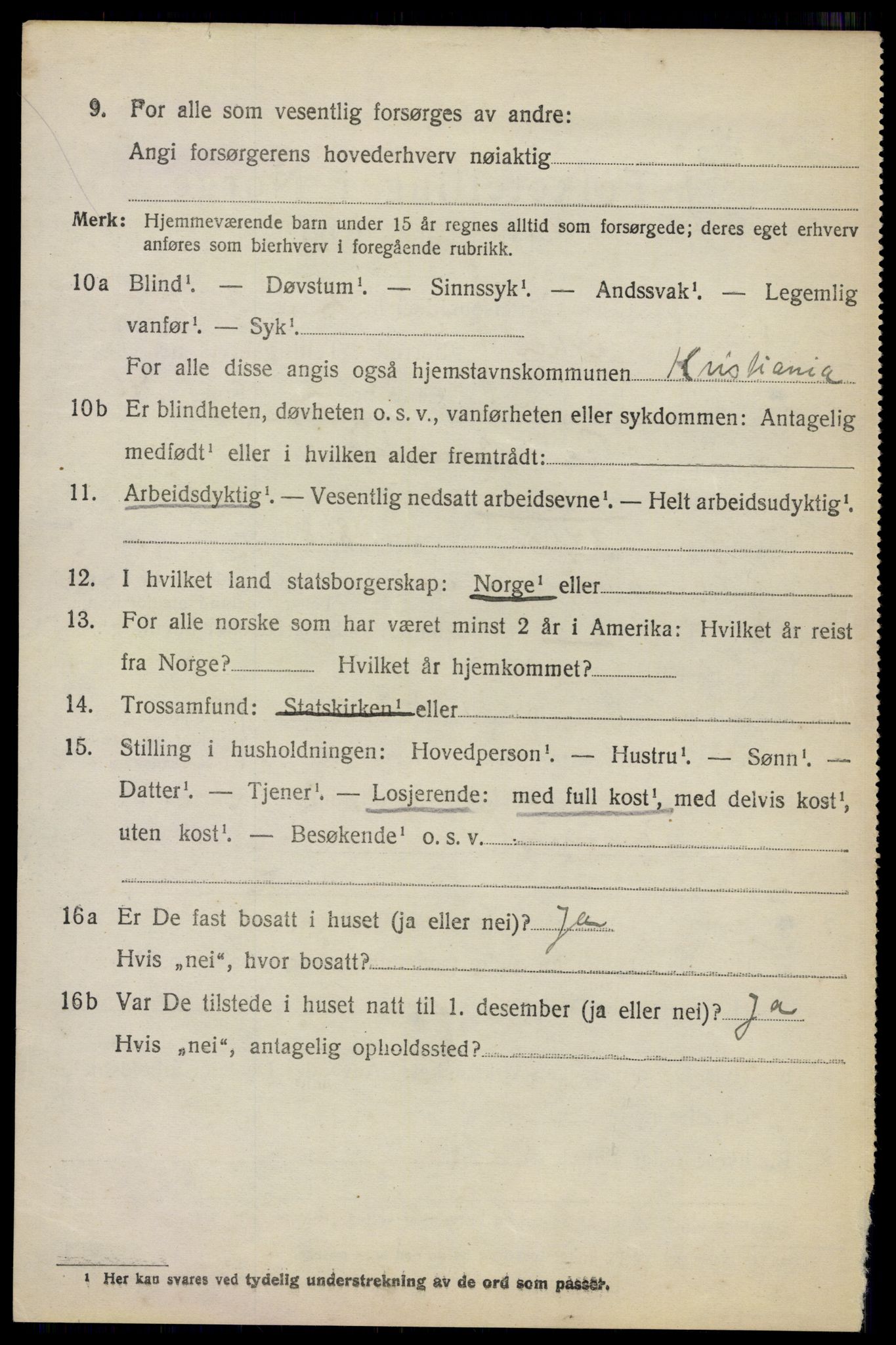 SAO, 1920 census for Asker, 1920, p. 2301