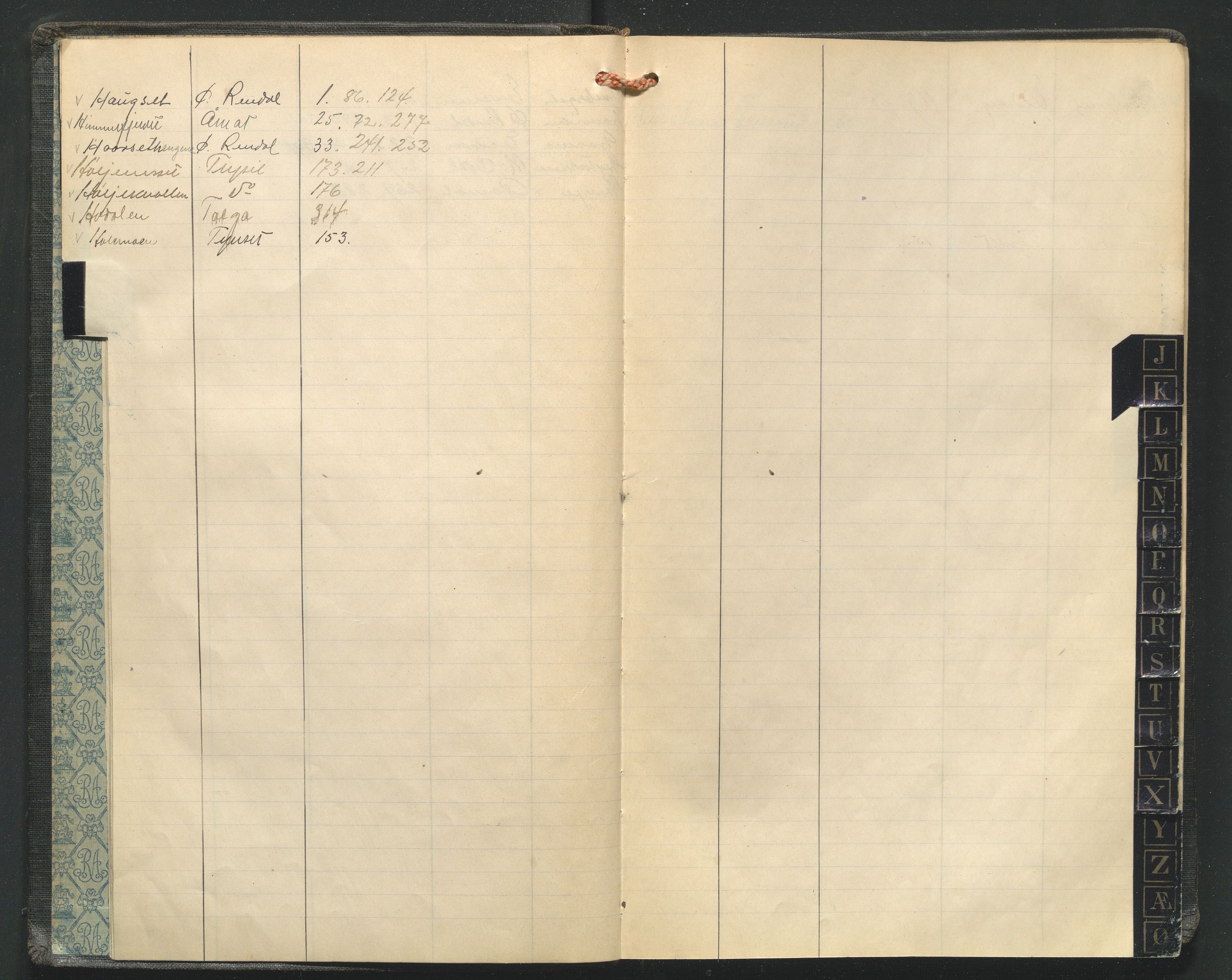 Hedmark og Østerdal jordskifterett, AV/SAH-JORDSKIFTEH-002/G/Ga/L0006/0001: Rettsbøker / Rettsbok - PI, 1921-1924