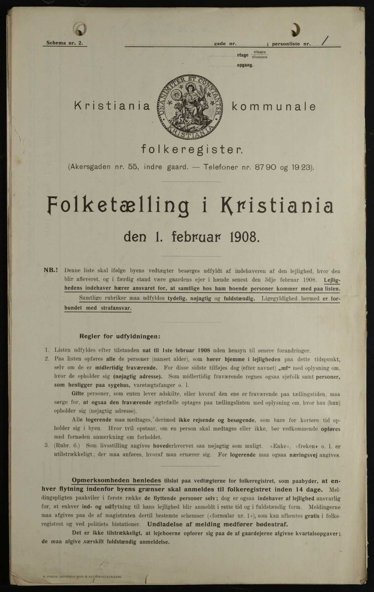 OBA, Municipal Census 1908 for Kristiania, 1908, p. 46635