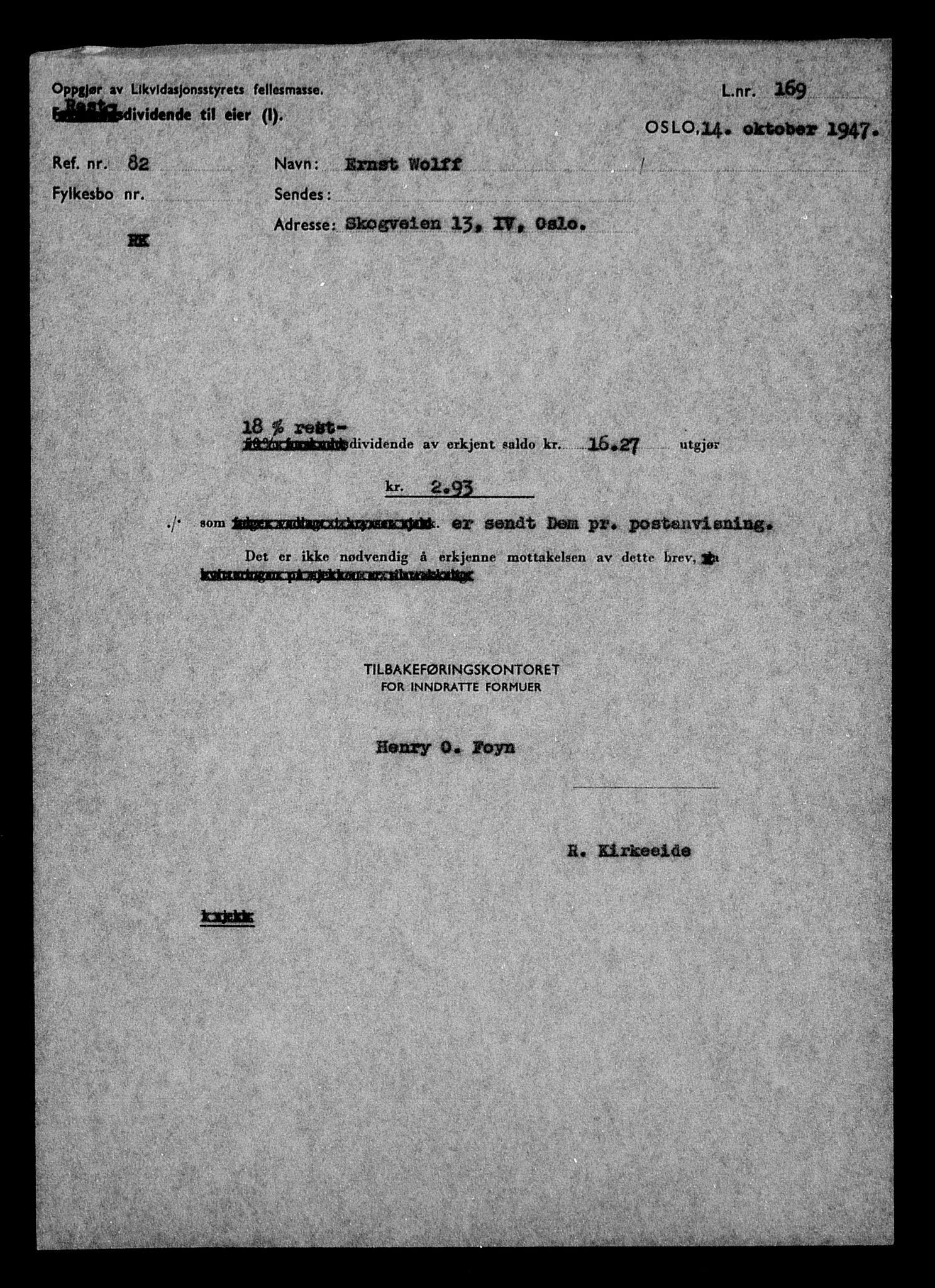 Justisdepartementet, Tilbakeføringskontoret for inndratte formuer, AV/RA-S-1564/H/Hc/Hcc/L0986: --, 1945-1947, p. 515