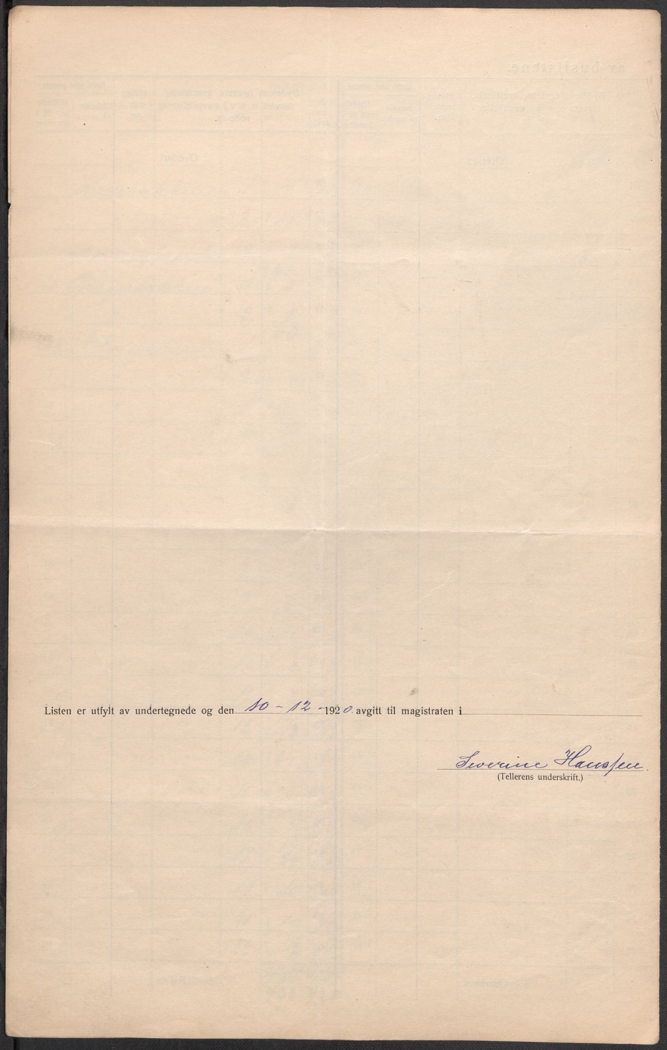 SAO, 1920 census for Fredrikshald, 1920, p. 23