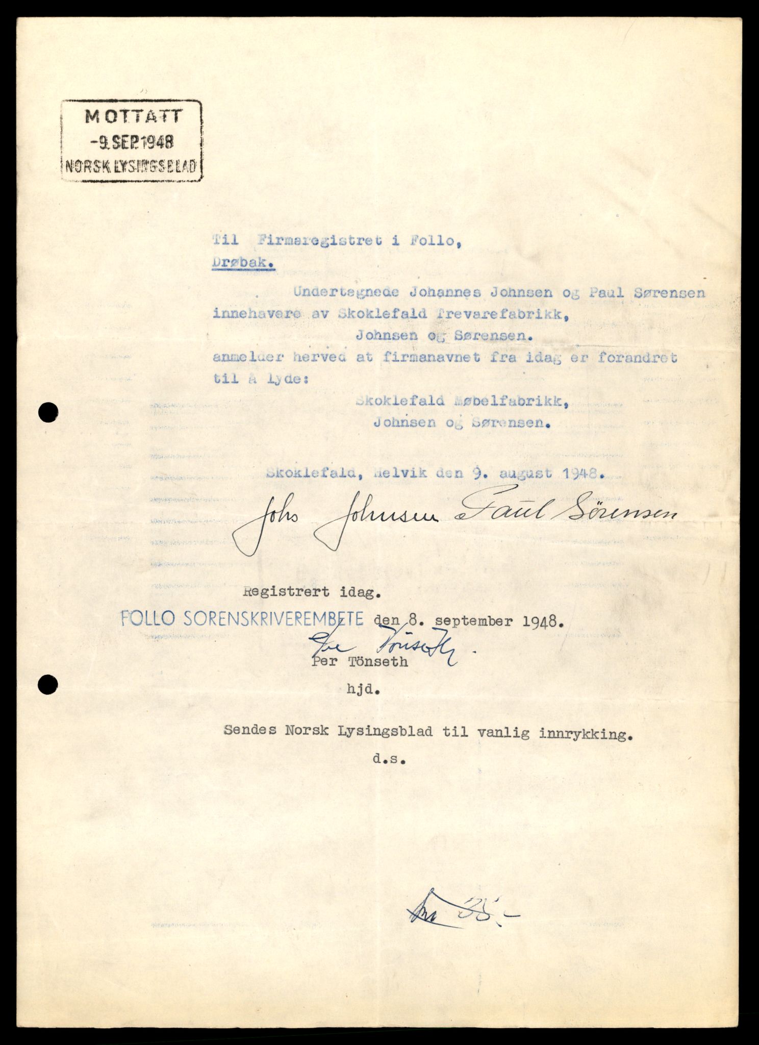 Ytre Follo tingrett, AV/SAT-A-10177/K/Kb/Kba/L0029: Andelslag, Sk - U, 1890-1989, p. 3