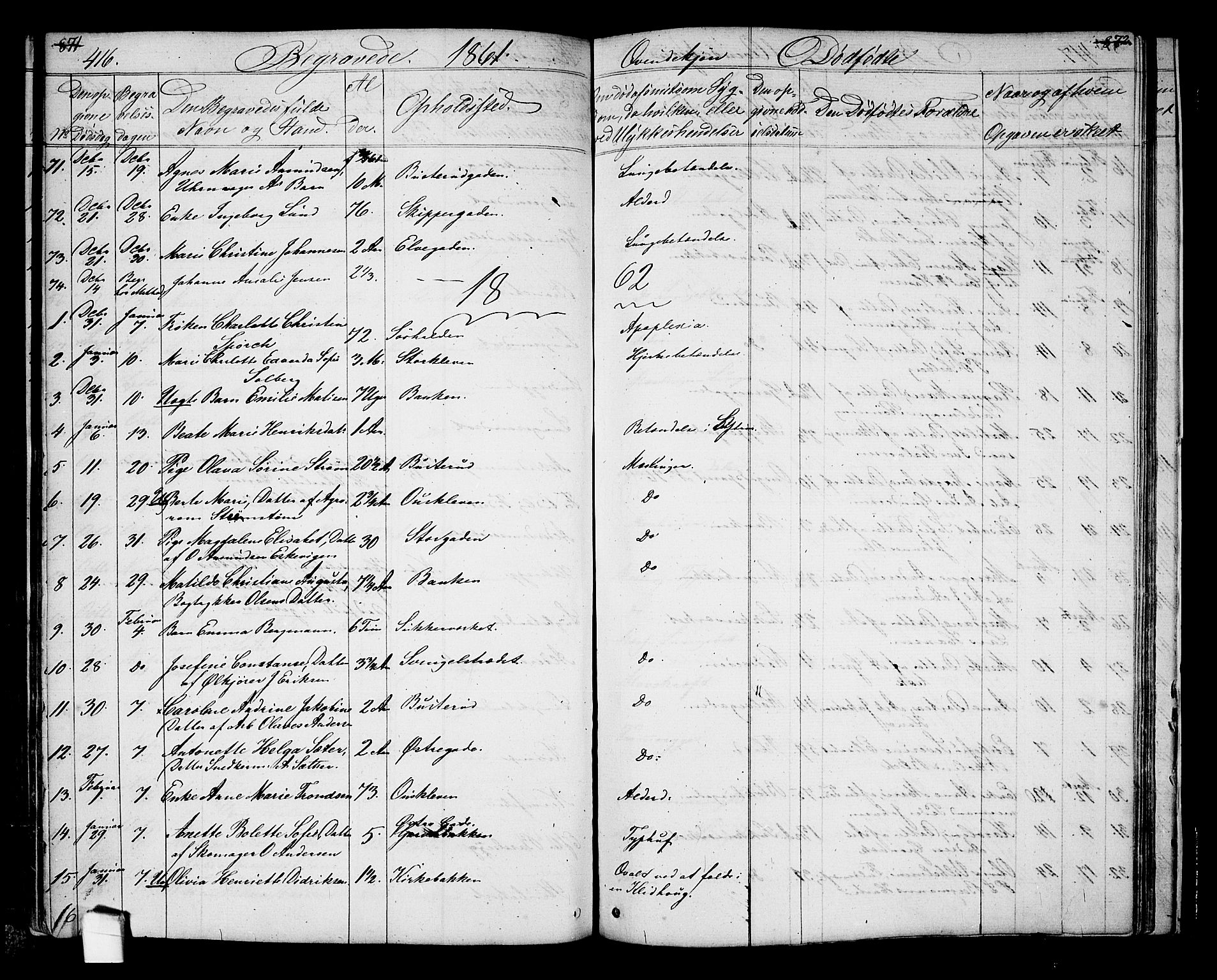 Halden prestekontor Kirkebøker, SAO/A-10909/G/Ga/L0005a: Parish register (copy) no. 5A, 1855-1864, p. 416