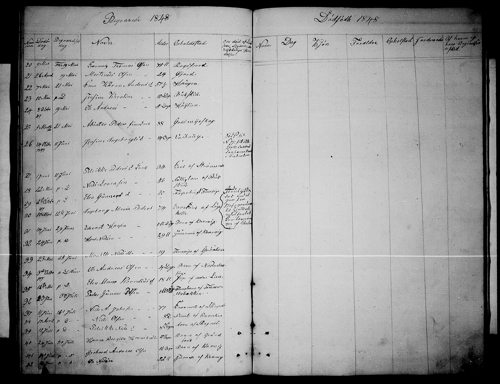 Lenvik sokneprestembete, AV/SATØ-S-1310/H/Ha/Hab/L0003klokker: Parish register (copy) no. 3, 1844-1858, p. 168