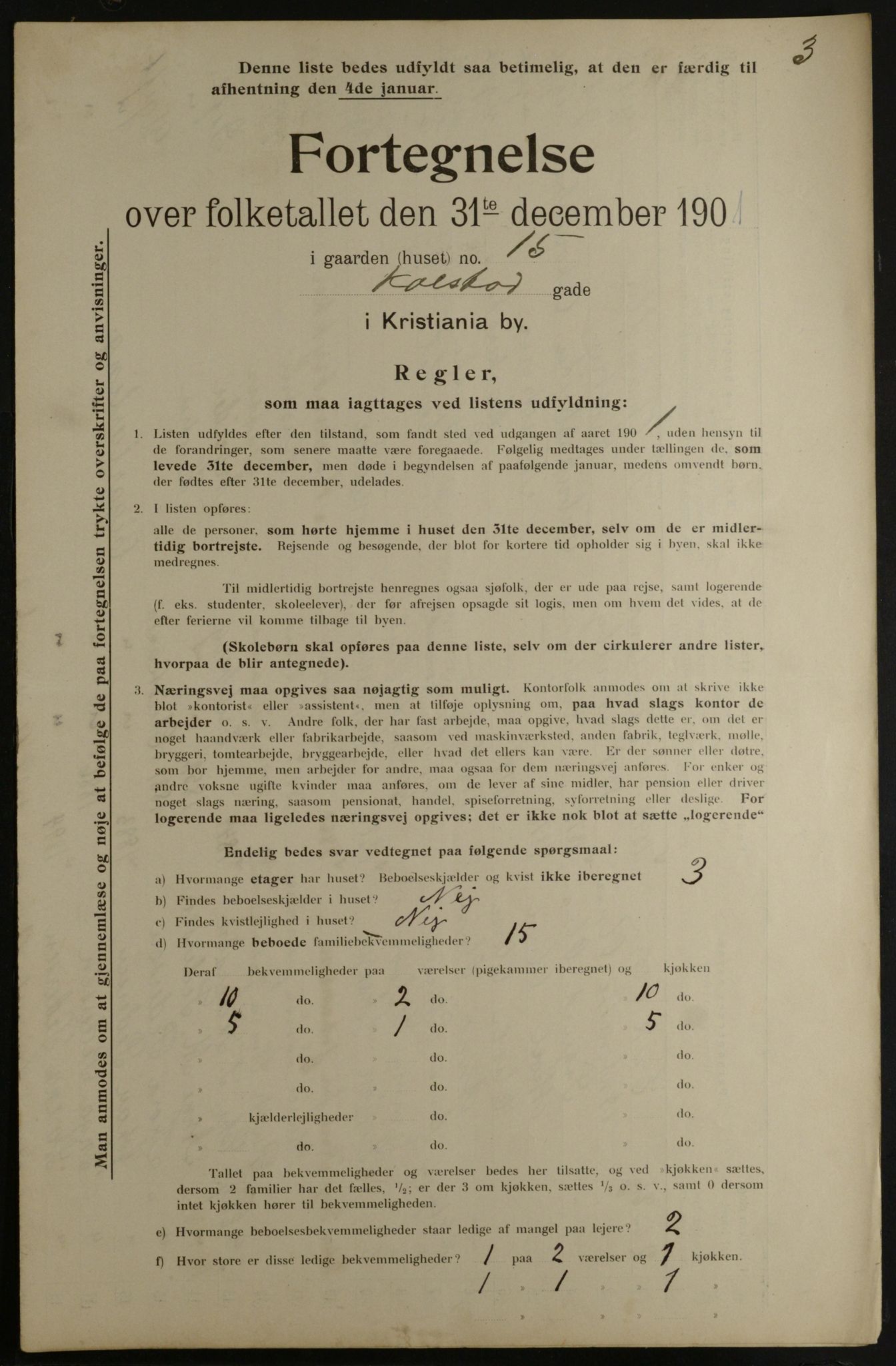 OBA, Municipal Census 1901 for Kristiania, 1901, p. 8092