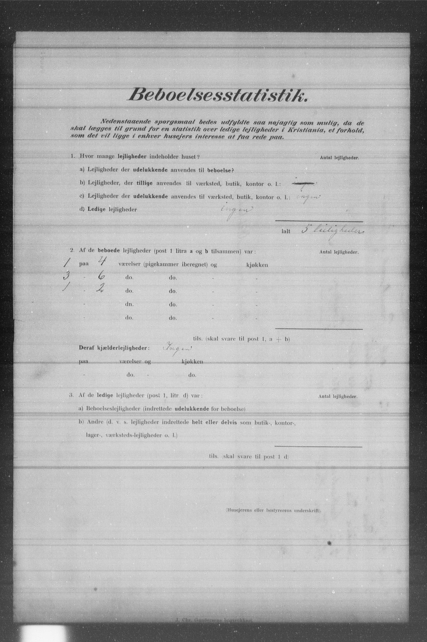 OBA, Municipal Census 1902 for Kristiania, 1902, p. 745