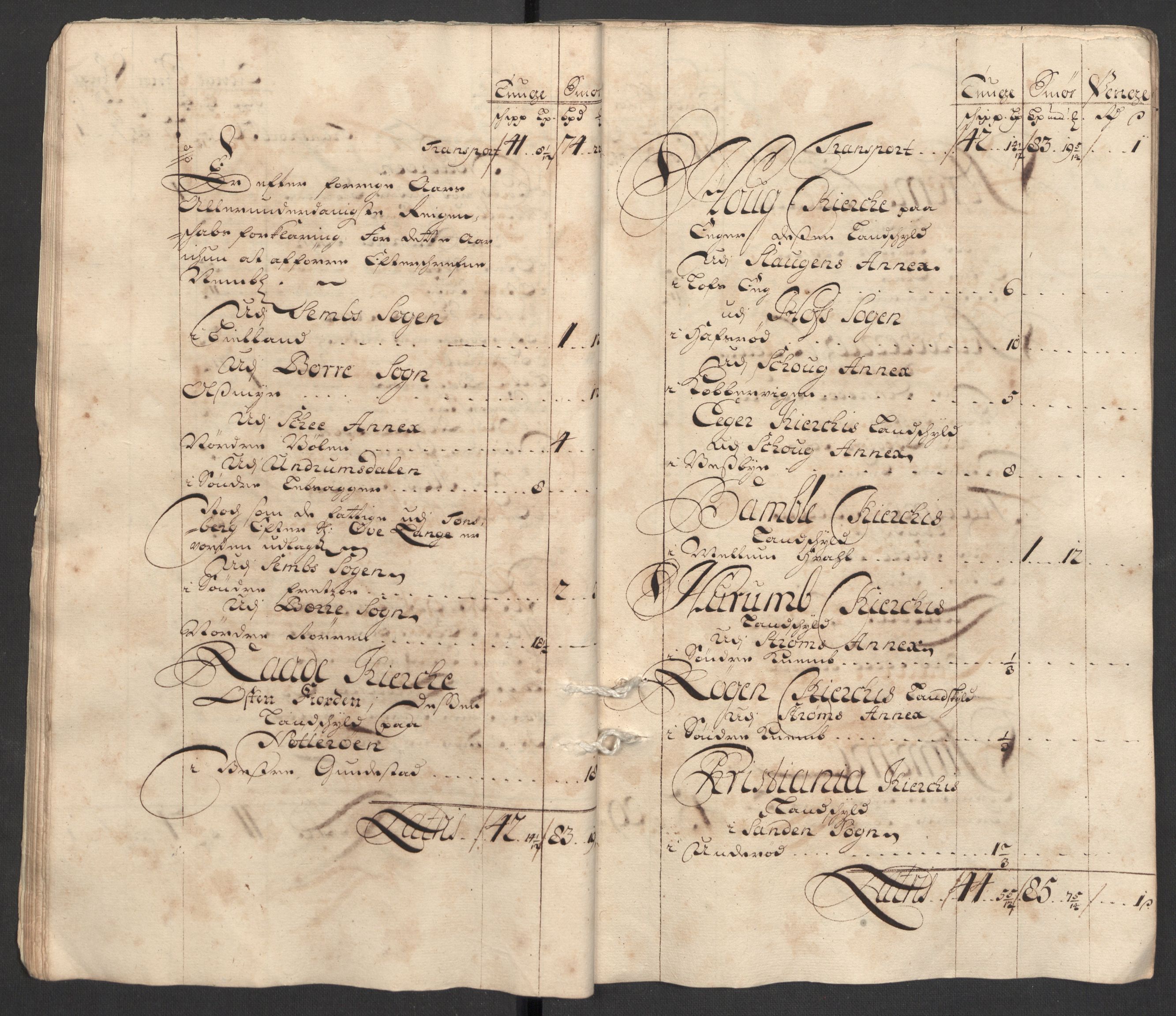 Rentekammeret inntil 1814, Reviderte regnskaper, Fogderegnskap, AV/RA-EA-4092/R32/L1874: Fogderegnskap Jarlsberg grevskap, 1709, p. 203