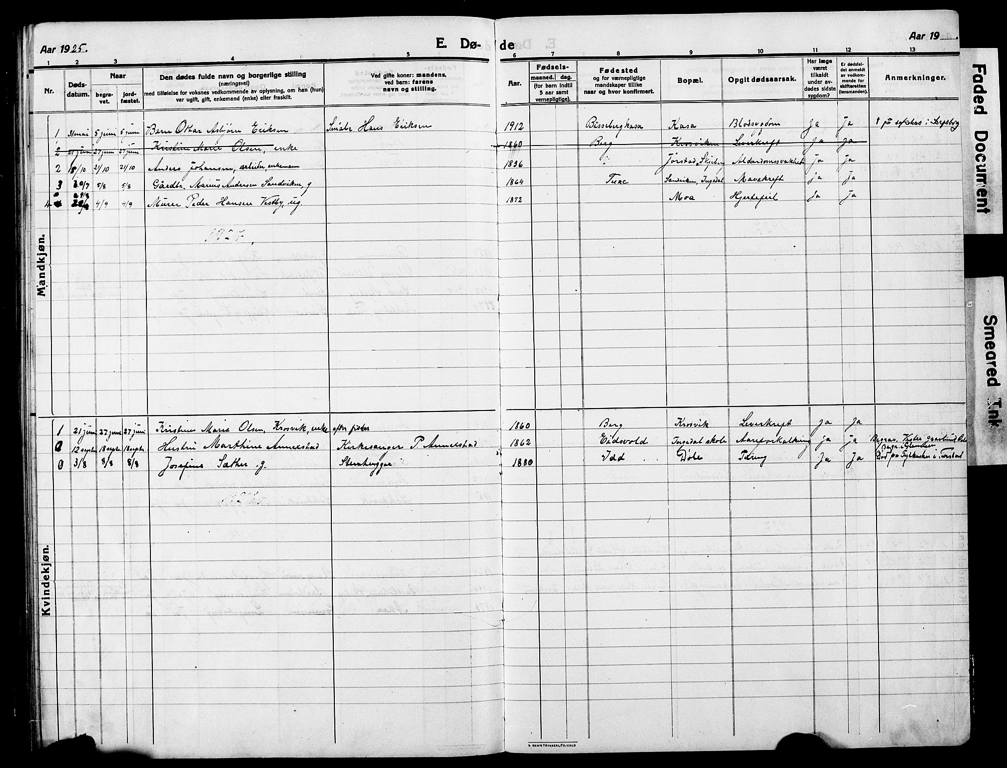 Skjeberg prestekontor Kirkebøker, SAO/A-10923/G/Ge/L0001: Parish register (copy) no. V 1, 1901-1931, p. 53