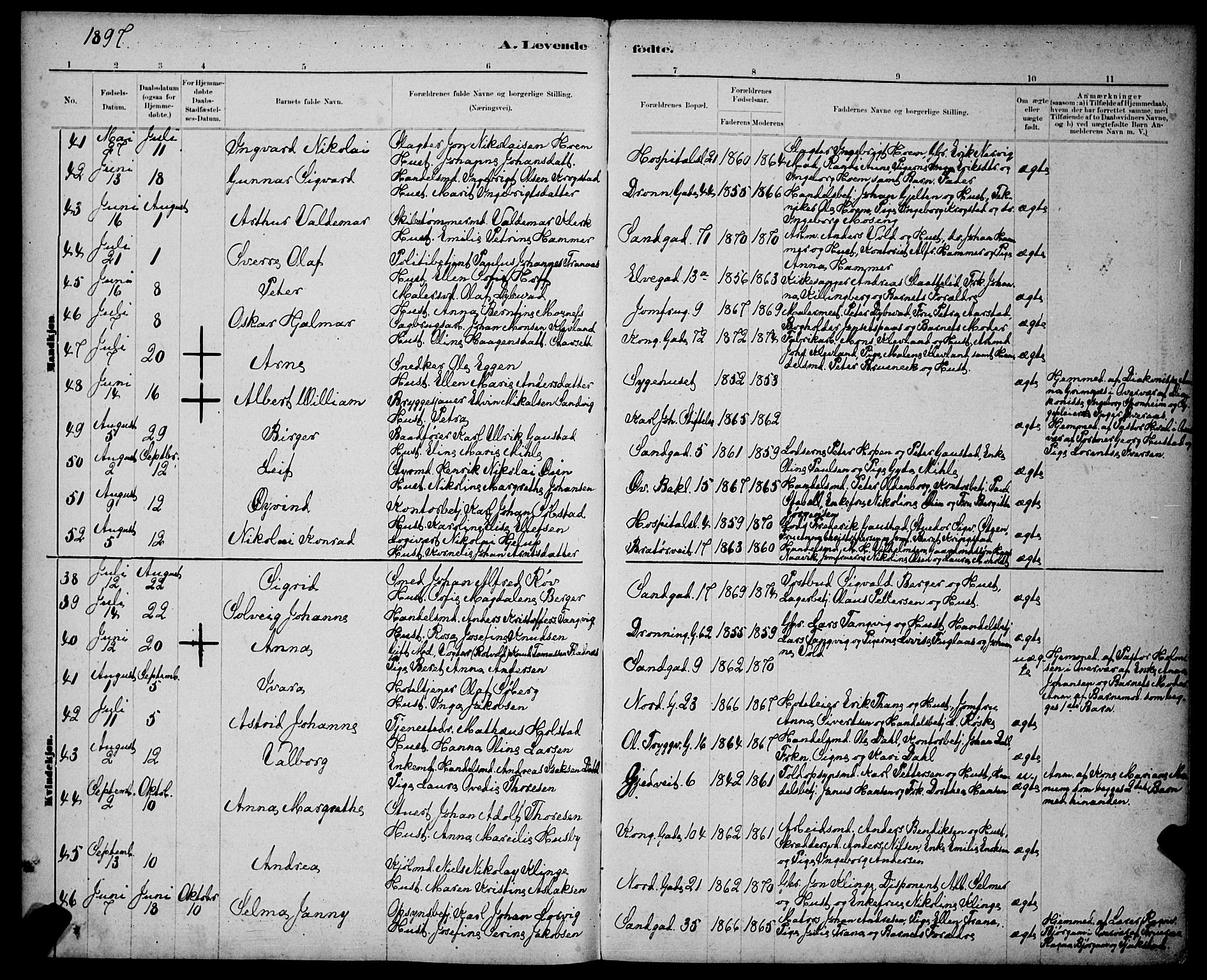 Ministerialprotokoller, klokkerbøker og fødselsregistre - Sør-Trøndelag, AV/SAT-A-1456/602/L0143: Parish register (copy) no. 602C11, 1878-1902