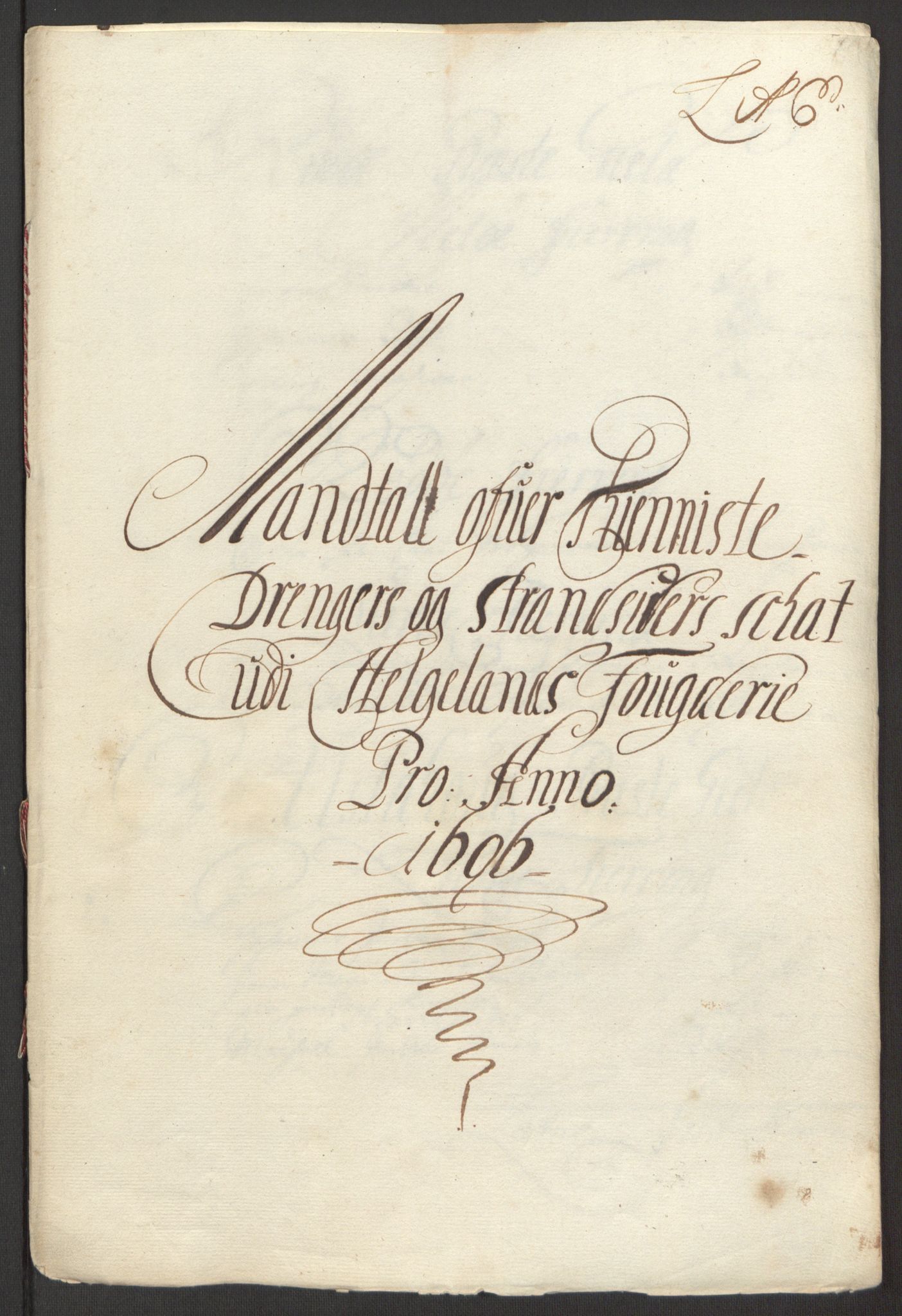 Rentekammeret inntil 1814, Reviderte regnskaper, Fogderegnskap, RA/EA-4092/R65/L4505: Fogderegnskap Helgeland, 1693-1696, p. 504