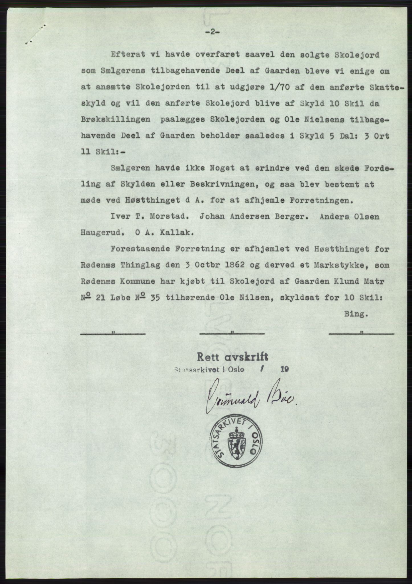 Statsarkivet i Oslo, AV/SAO-A-10621/Z/Zd/L0013: Avskrifter, j.nr 16-1099/1961, 1961, p. 379
