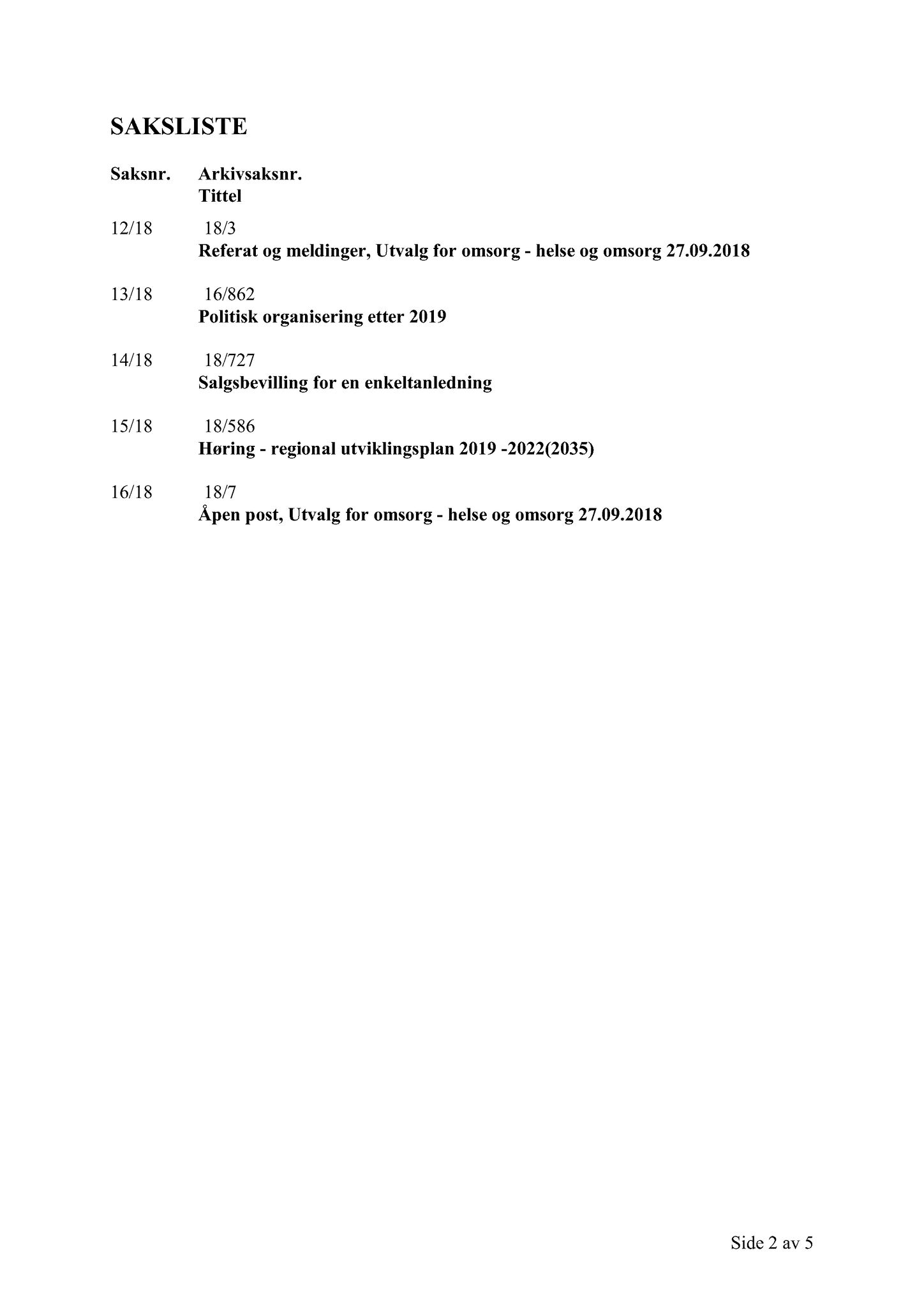 Klæbu Kommune, TRKO/KK/05-UOm/L009: Utvalg for omsorg - Møtedokumenter, 2018, p. 311