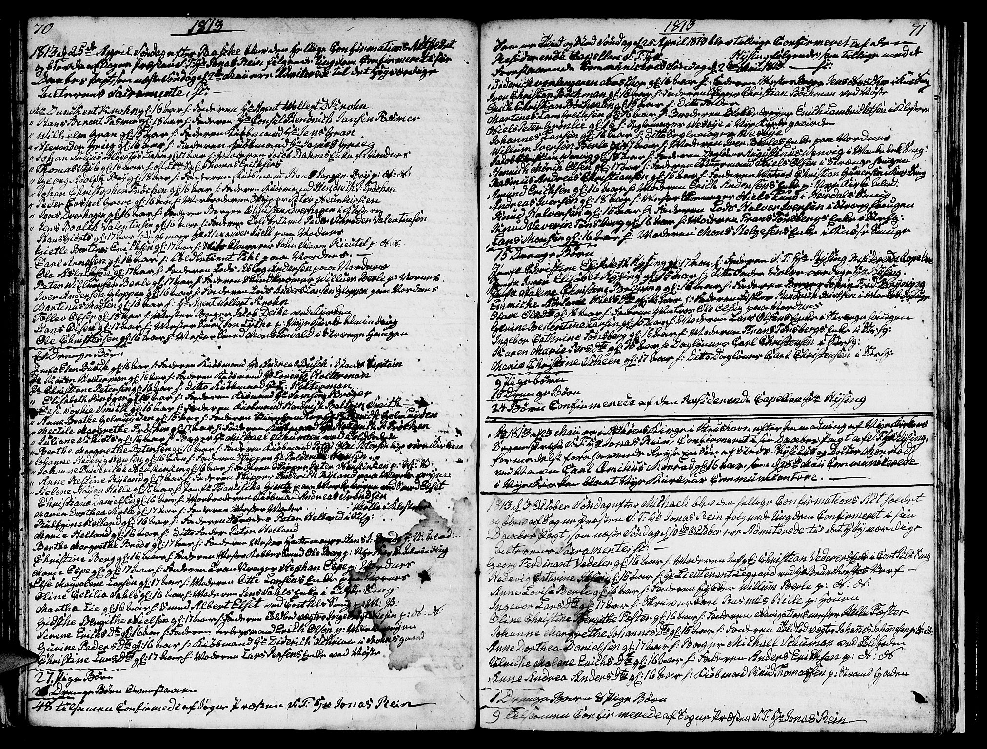 Nykirken Sokneprestembete, SAB/A-77101/H/Hab: Parish register (copy) no. A 1, 1770-1821, p. 70-71