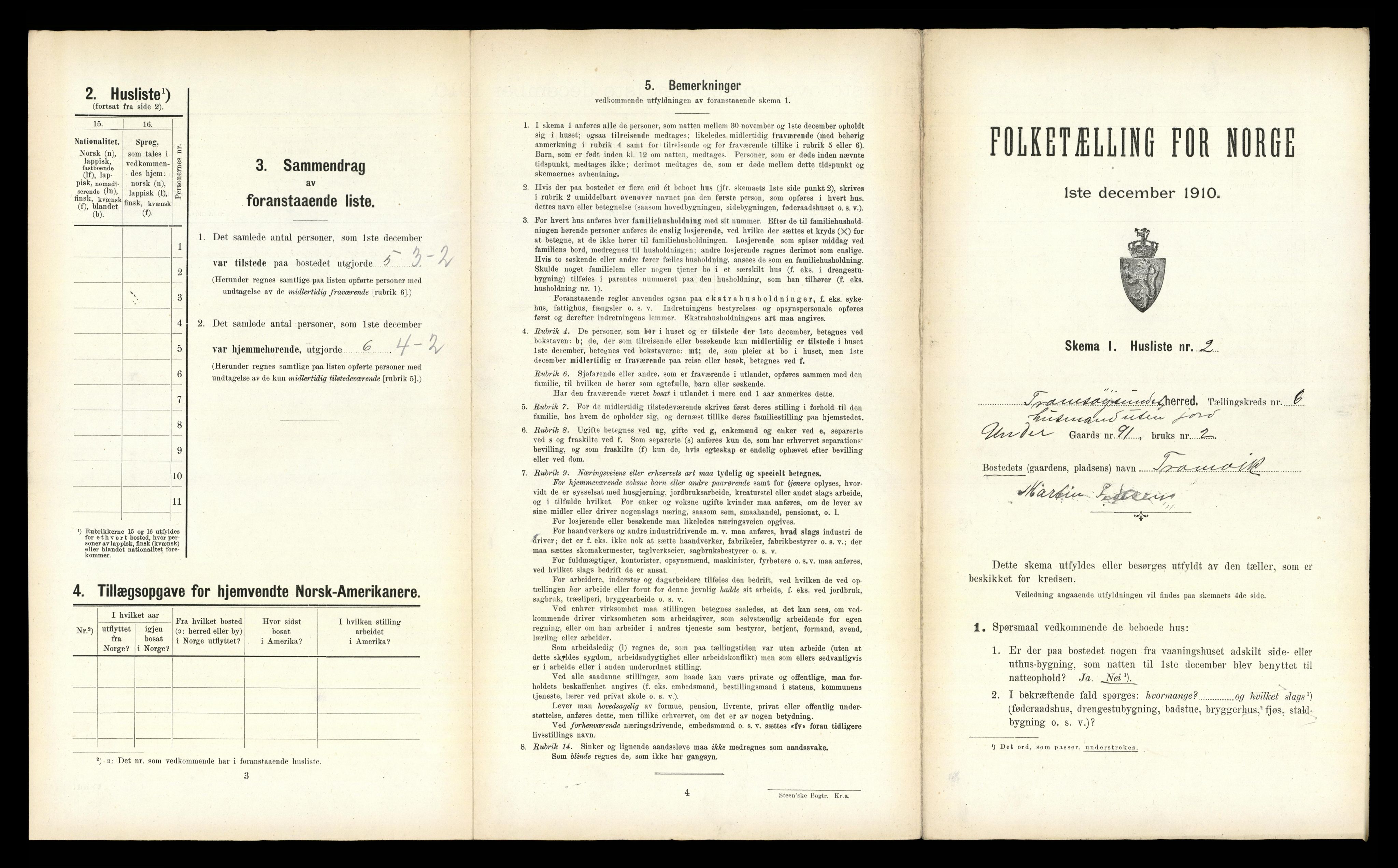 RA, 1910 census for Tromsøysund, 1910, p. 1187