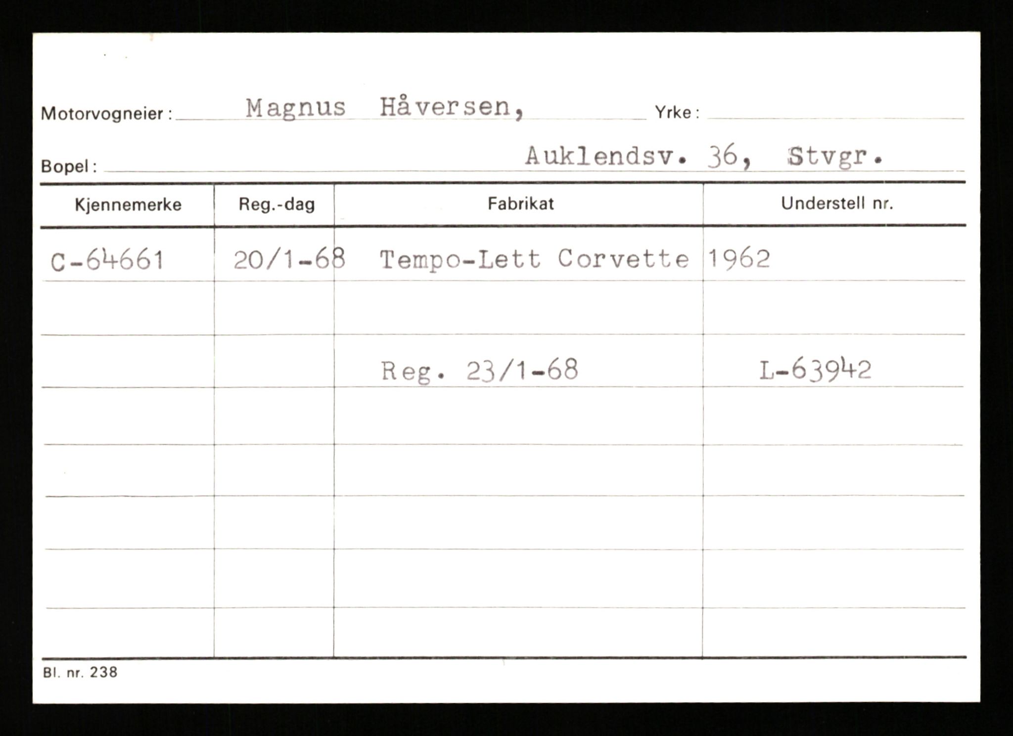 Stavanger trafikkstasjon, AV/SAST-A-101942/0/G/L0007: Registreringsnummer: 49019 - 67460, 1930-1971, p. 2887