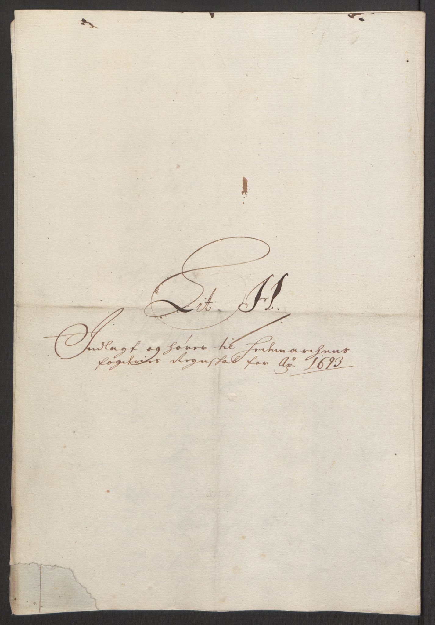 Rentekammeret inntil 1814, Reviderte regnskaper, Fogderegnskap, AV/RA-EA-4092/R16/L1034: Fogderegnskap Hedmark, 1693, p. 84