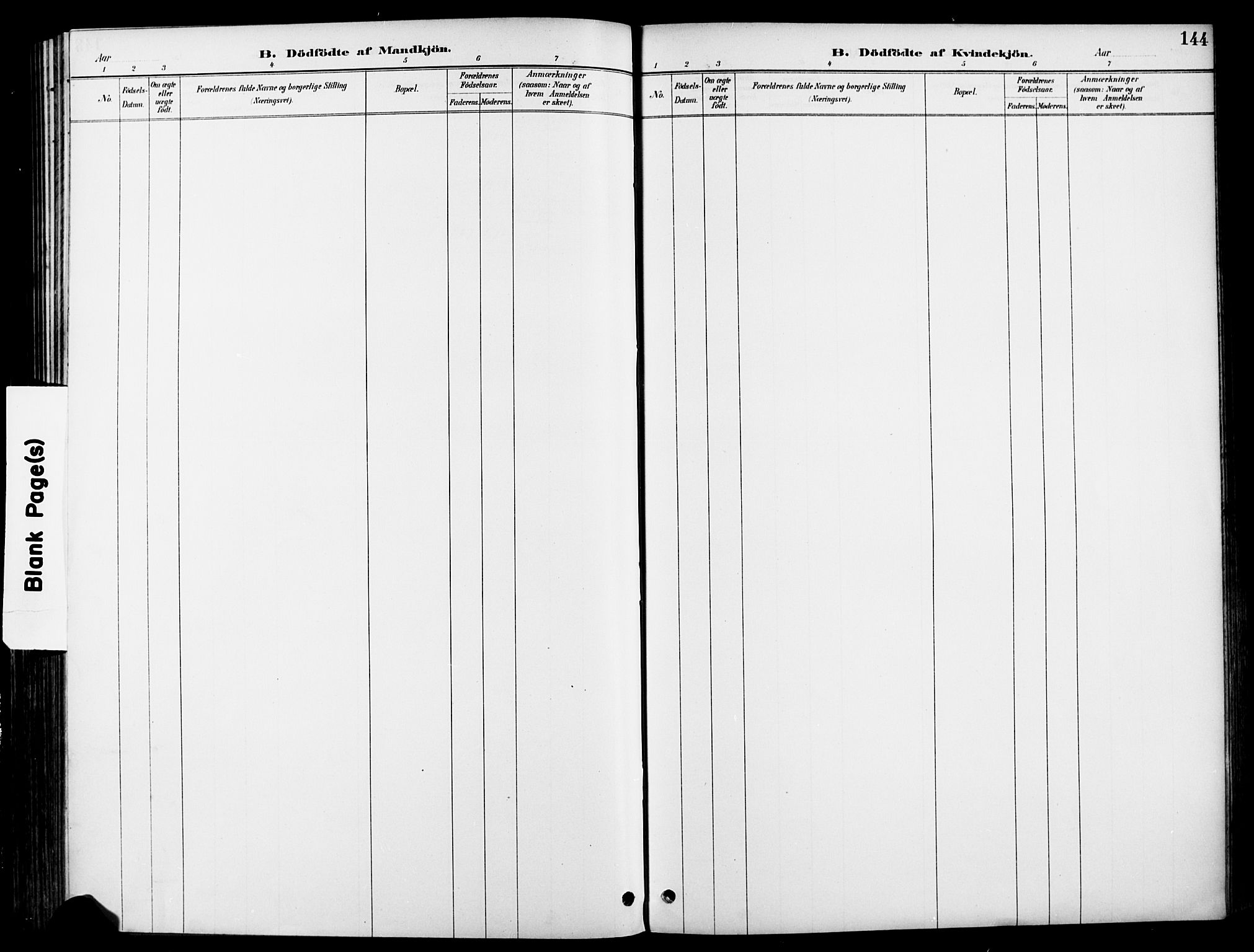 Asker prestekontor Kirkebøker, SAO/A-10256a/F/Fc/L0003: Parish register (official) no. III 3, 1892-1904, p. 144