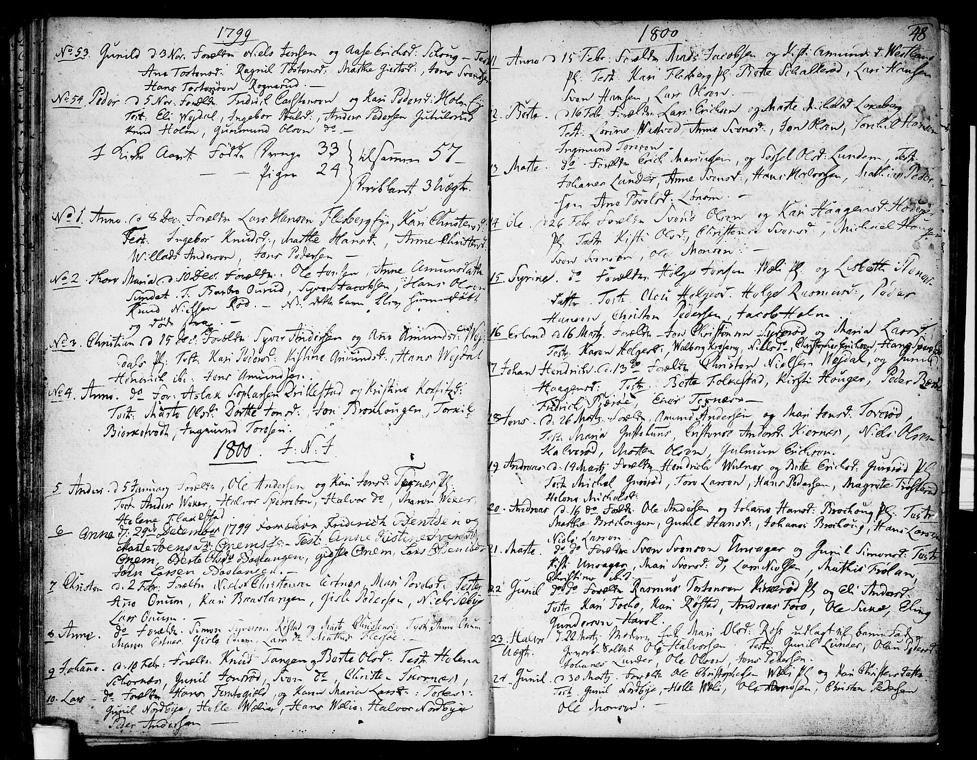Våler prestekontor Kirkebøker, AV/SAO-A-11083/F/Fa/L0004: Parish register (official) no. I 4, 1771-1815, p. 48