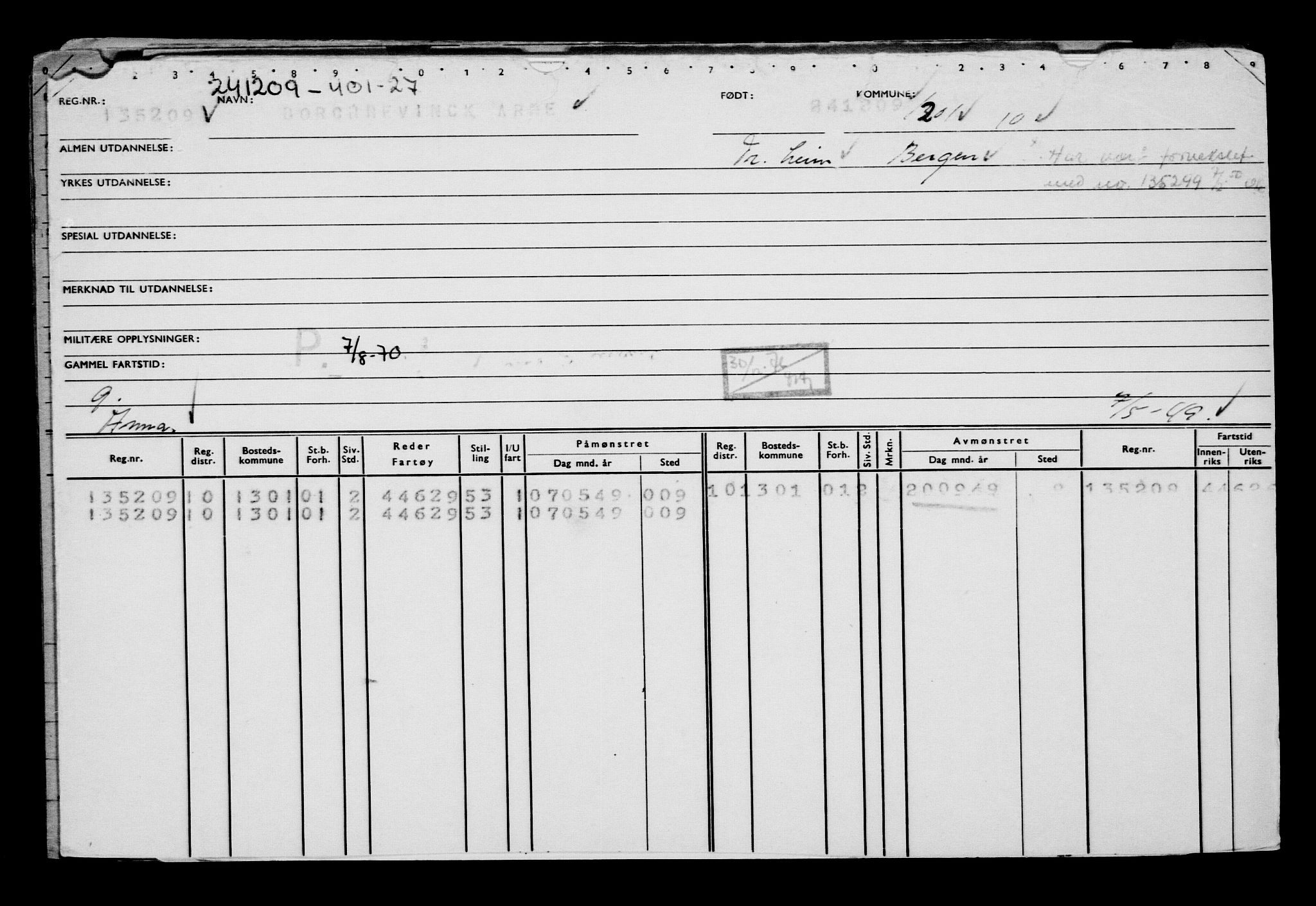 Direktoratet for sjømenn, AV/RA-S-3545/G/Gb/L0087: Hovedkort, 1909-1910, p. 344