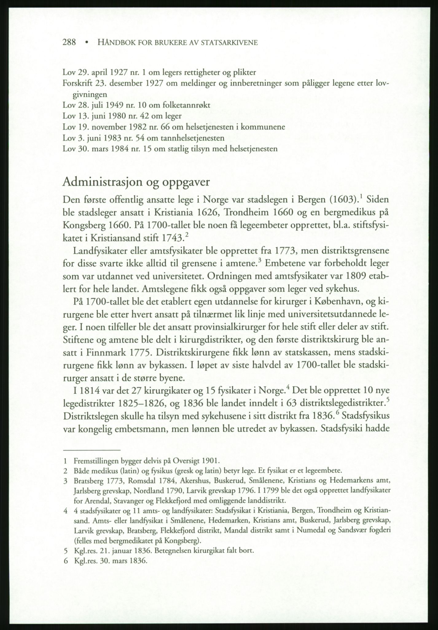 Publikasjoner utgitt av Arkivverket, PUBL/PUBL-001/B/0019: Liv Mykland: Håndbok for brukere av statsarkivene (2005), 2005, p. 288