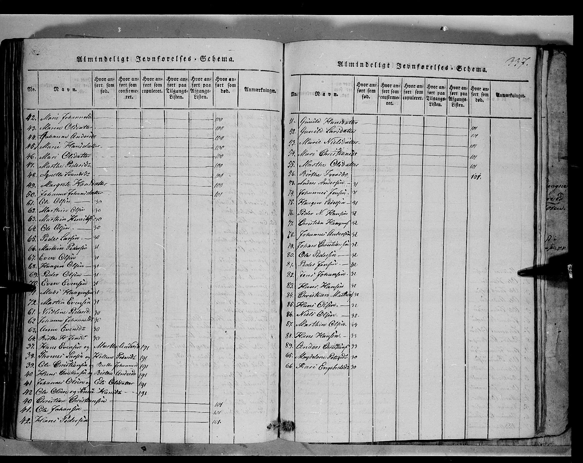 Østre Toten prestekontor, AV/SAH-PREST-104/H/Ha/Haa/L0001: Parish register (official) no. 1, 1828-1839, p. 337