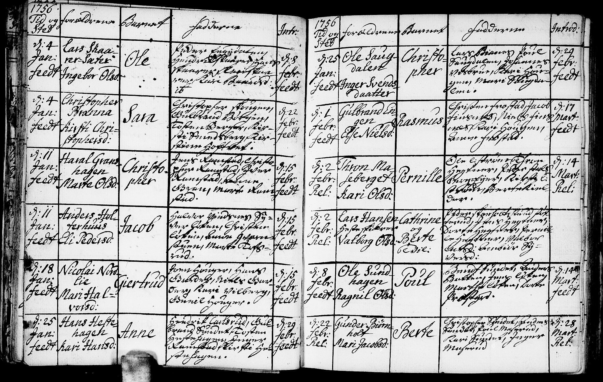 Fet prestekontor Kirkebøker, AV/SAO-A-10370a/F/Fa/L0004: Parish register (official) no. I 4, 1751-1773, p. 29