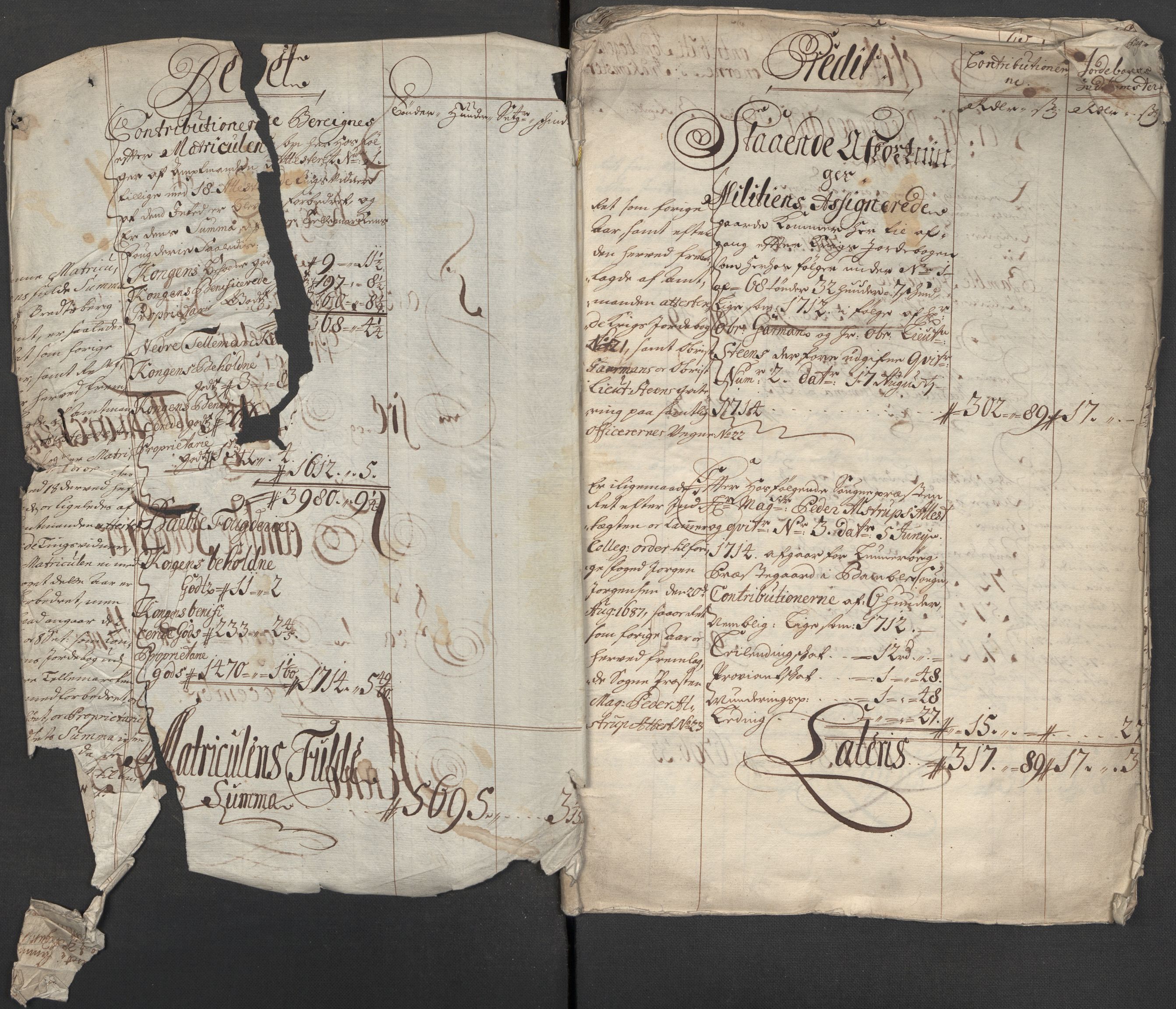 Rentekammeret inntil 1814, Reviderte regnskaper, Fogderegnskap, AV/RA-EA-4092/R36/L2124: Fogderegnskap Øvre og Nedre Telemark og Bamble, 1713, p. 4