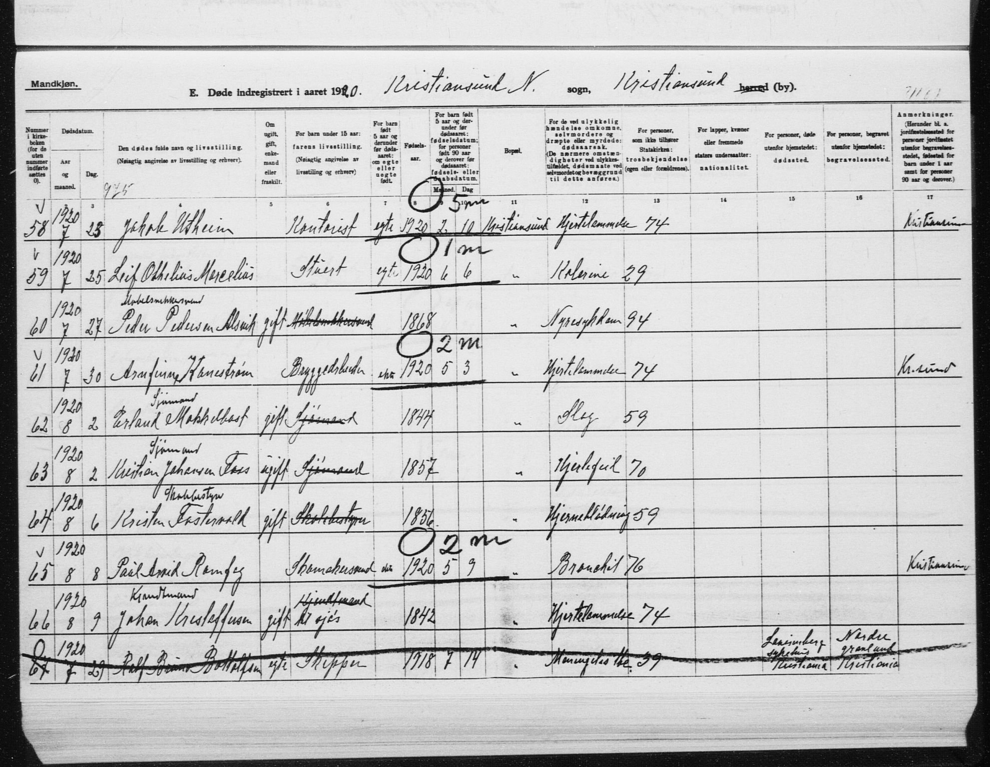 Ministerialprotokoller, klokkerbøker og fødselsregistre - Møre og Romsdal, AV/SAT-A-1454/572/L0863: Parish register (official) no. 572D07, 1917-1935