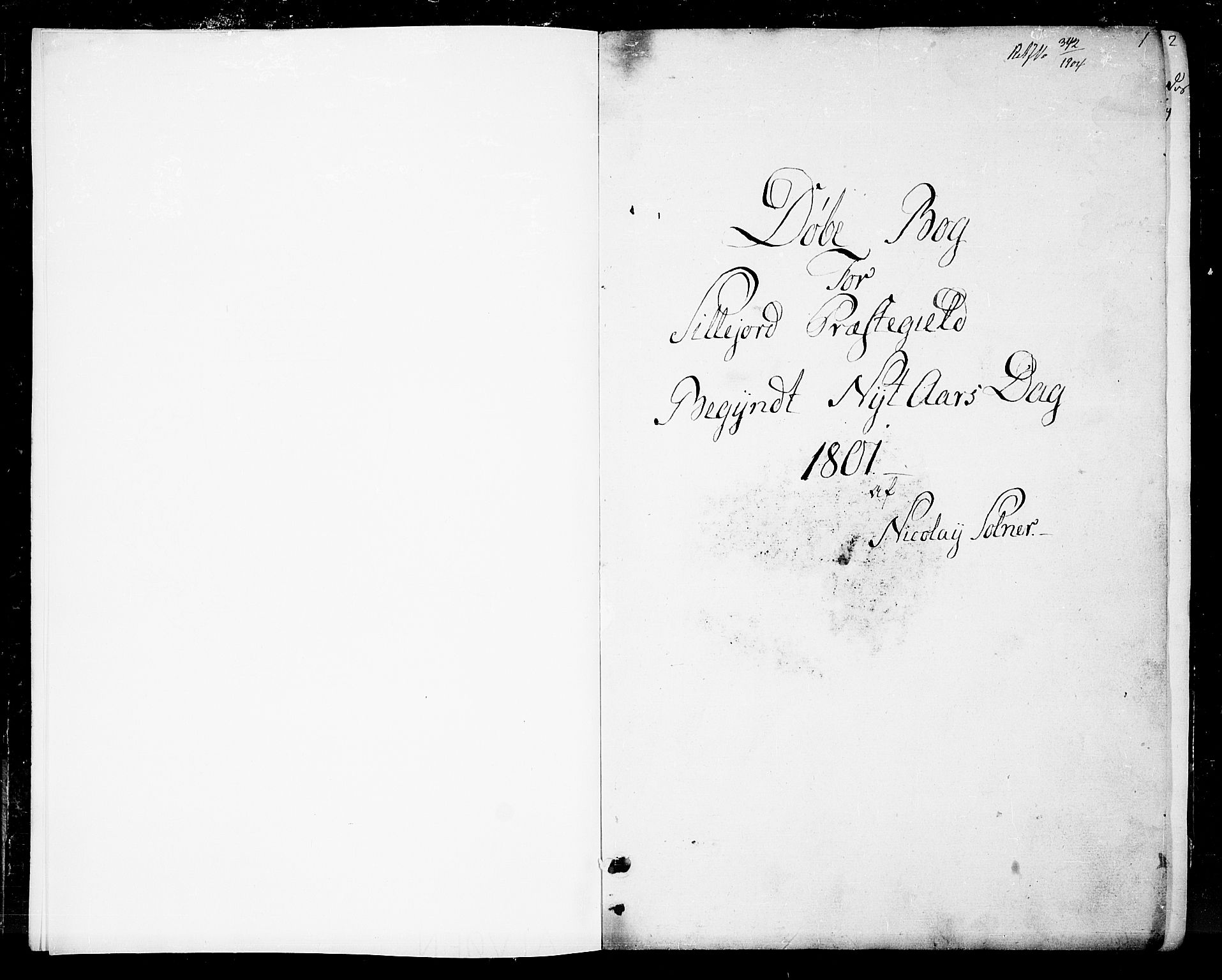 Seljord kirkebøker, SAKO/A-20/F/Fa/L0009: Parish register (official) no. I 9, 1801-1814, p. 1
