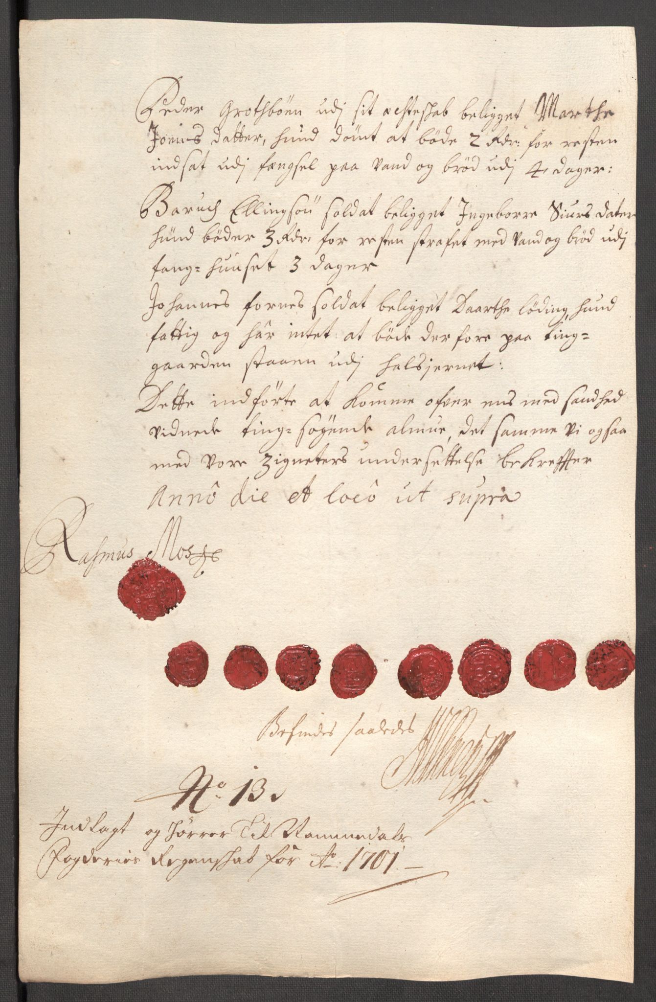 Rentekammeret inntil 1814, Reviderte regnskaper, Fogderegnskap, AV/RA-EA-4092/R64/L4427: Fogderegnskap Namdal, 1701-1702, p. 132