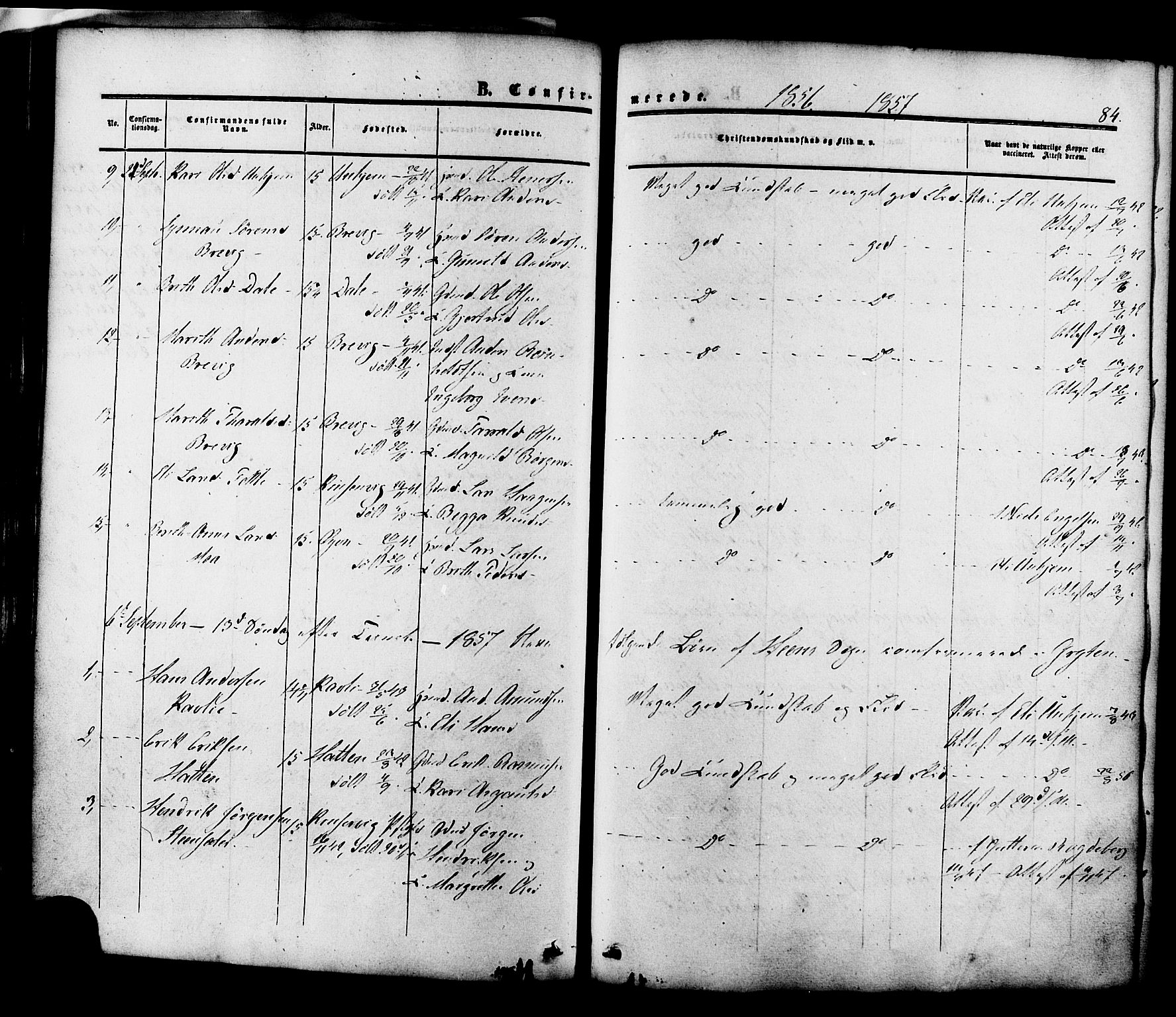 Ministerialprotokoller, klokkerbøker og fødselsregistre - Møre og Romsdal, AV/SAT-A-1454/545/L0586: Parish register (official) no. 545A02, 1854-1877, p. 84