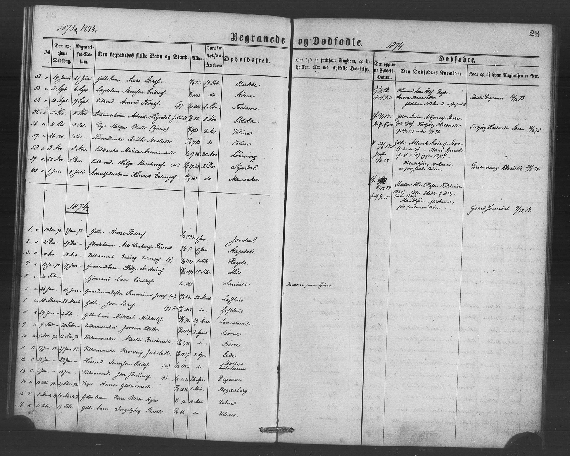 Ullensvang sokneprestembete, SAB/A-78701/H/Haa: Parish register (official) no. A 15, 1867-1882, p. 23