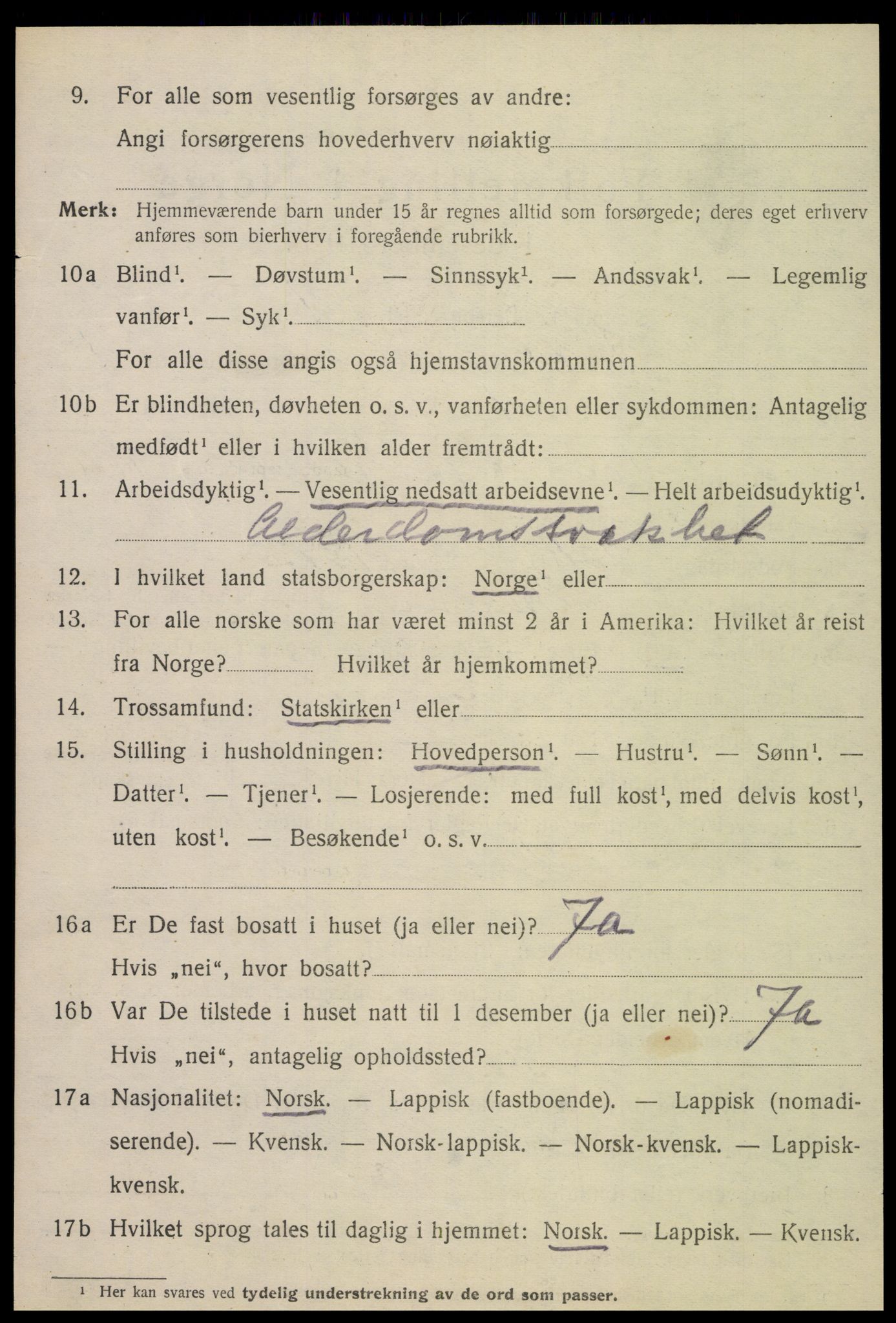 SAT, 1920 census for Malm, 1920, p. 374