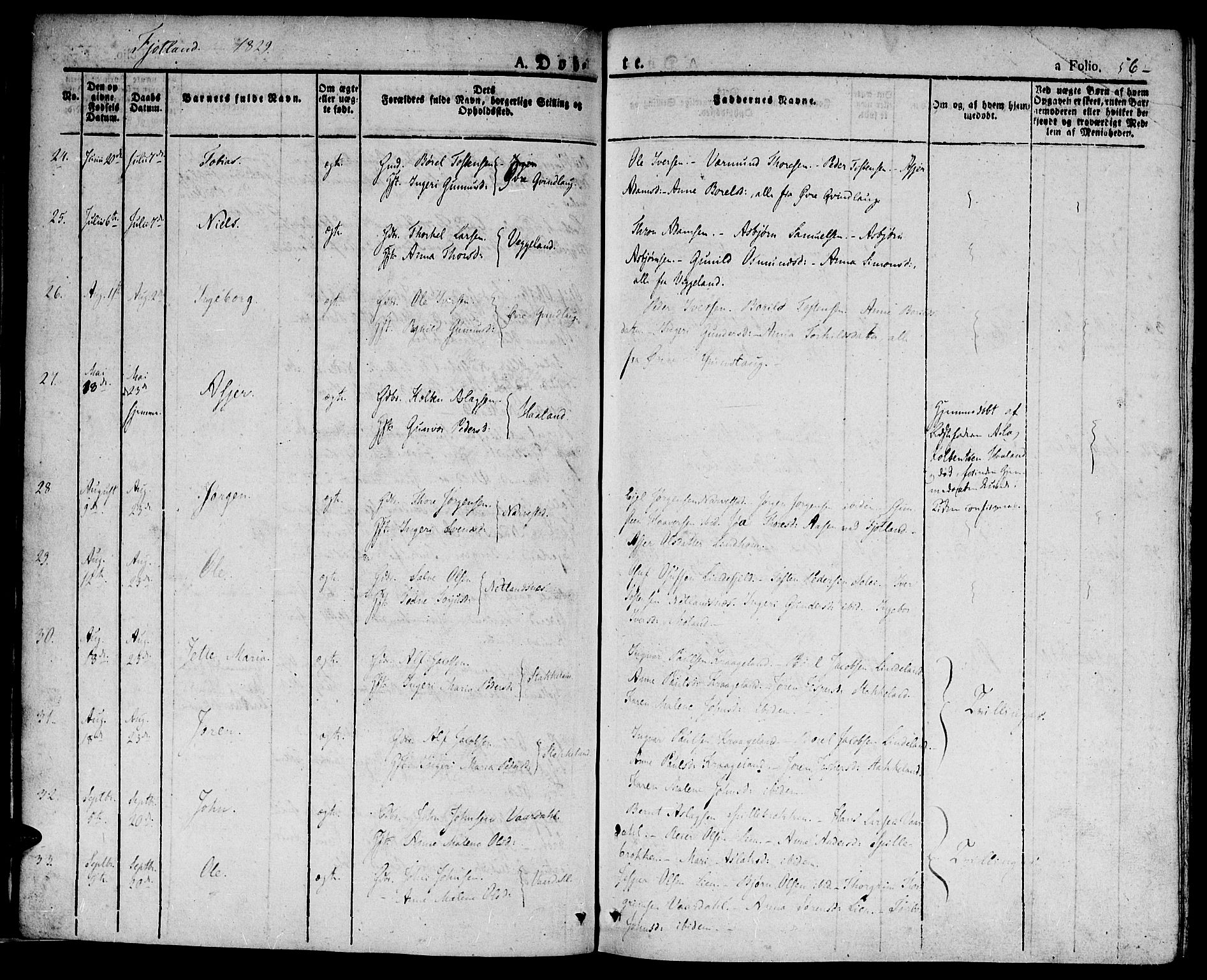 Hægebostad sokneprestkontor, AV/SAK-1111-0024/F/Fa/Faa/L0003: Parish register (official) no. A 3 /2, 1825-1840, p. 56