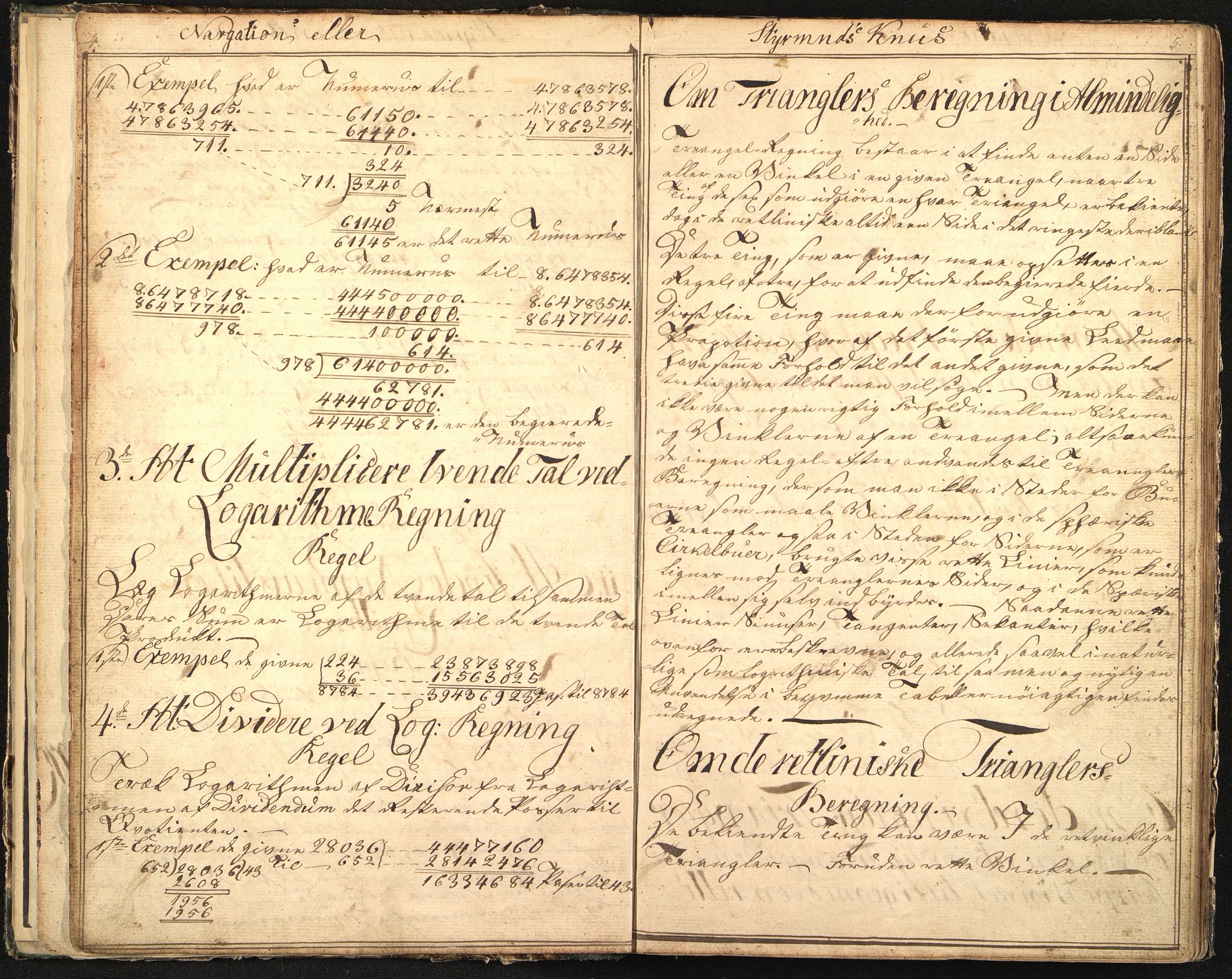 Hvalfangstmuseets manuskriptsamling, VEMU/ARS-A-1031/Y/L0007/0006: Manuskripter og artikler / Navigasjonsbok, 1810